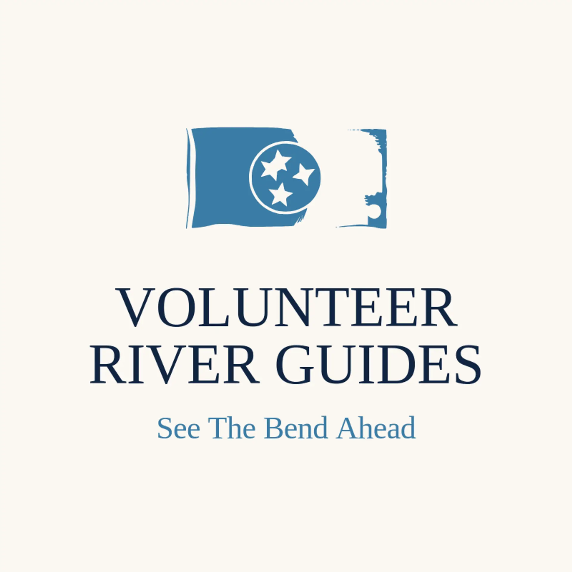 Volunteer River Guides logo for tennessee