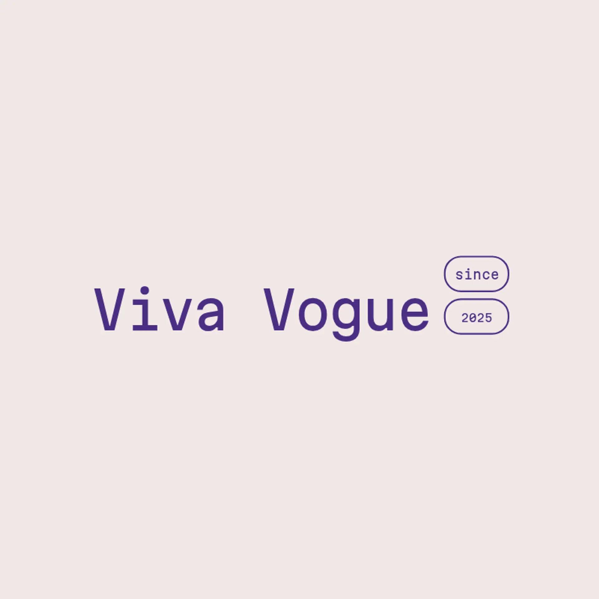 Viva Vogue logo for fashion business