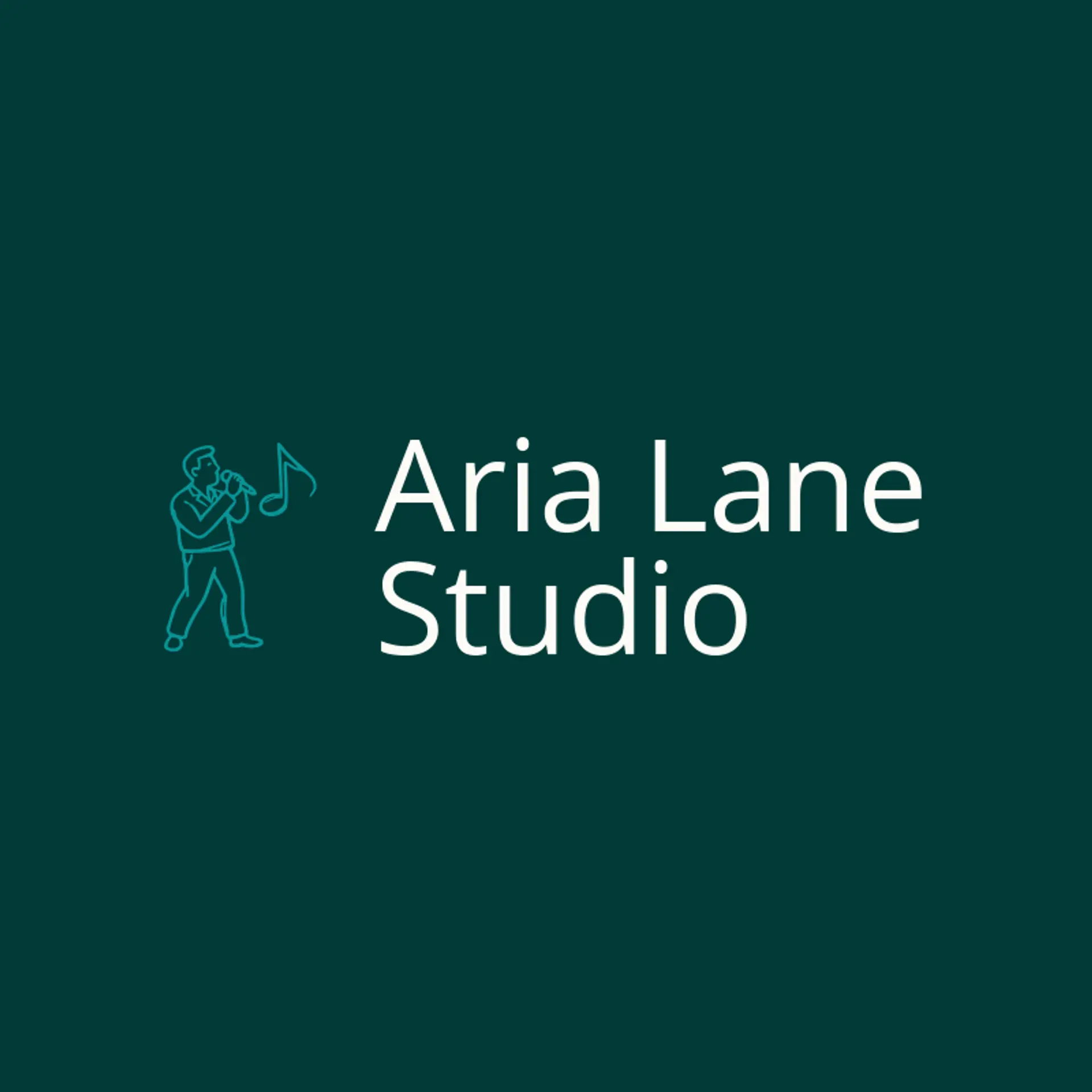 Aria Lane Studio logo for singing