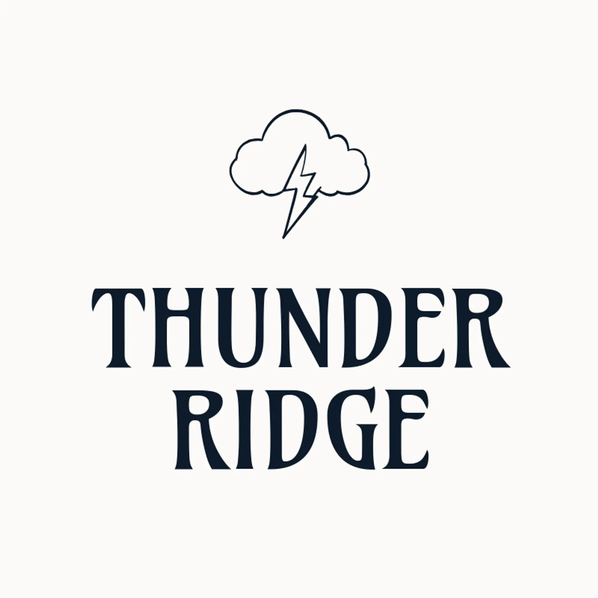 Thunder Ridge logo for danger