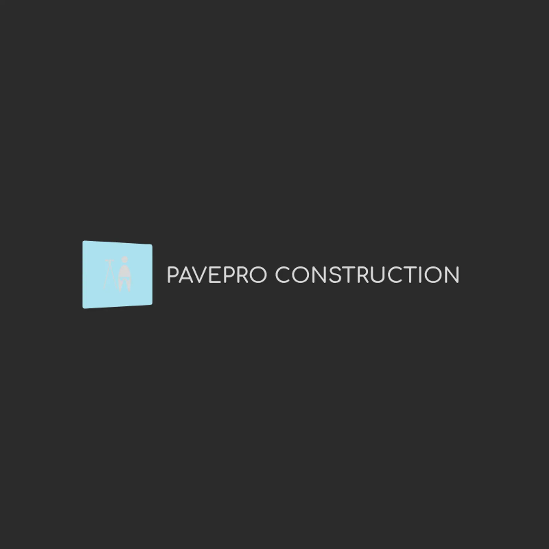 PavePro Construction logo for concrete construction