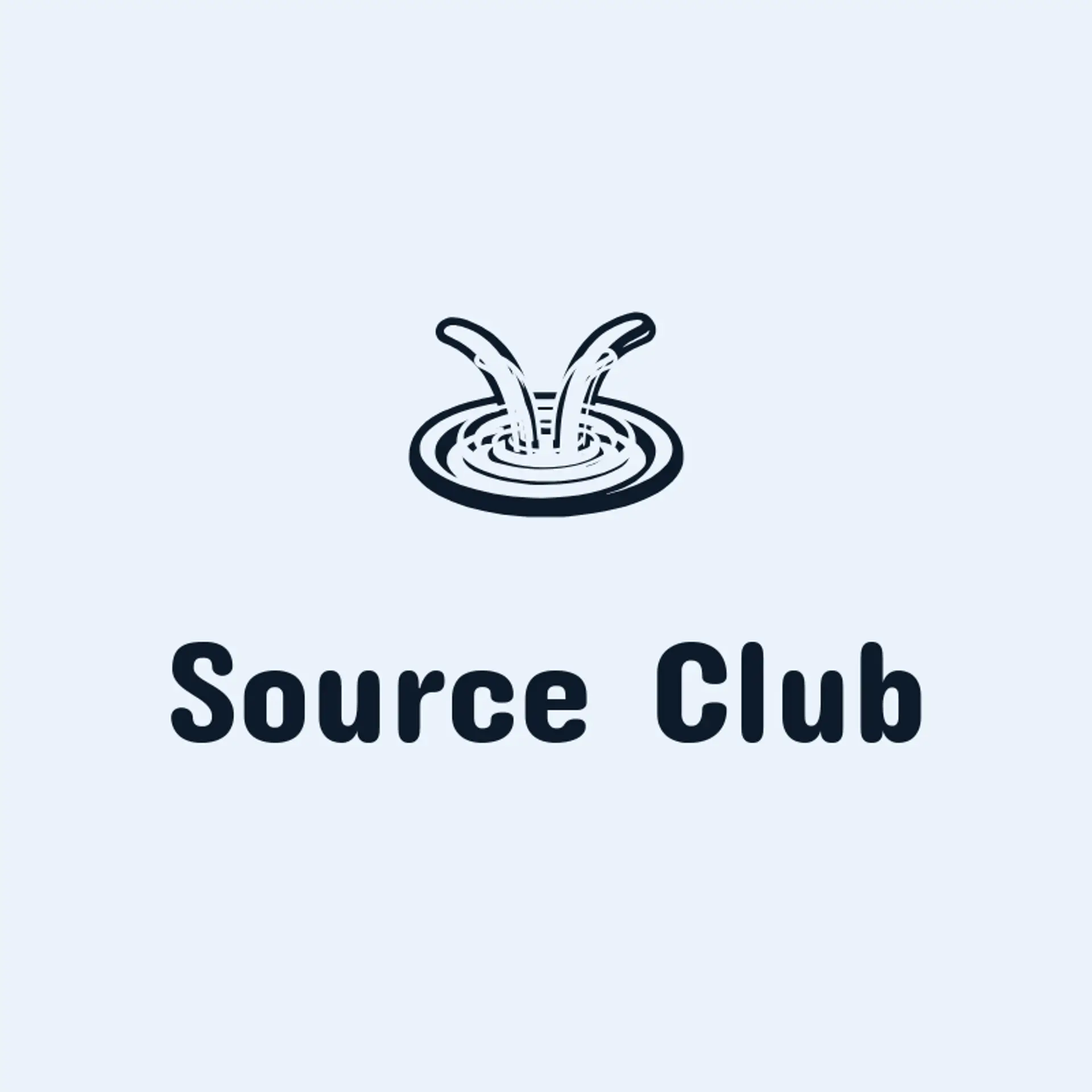 Source Club logo for water