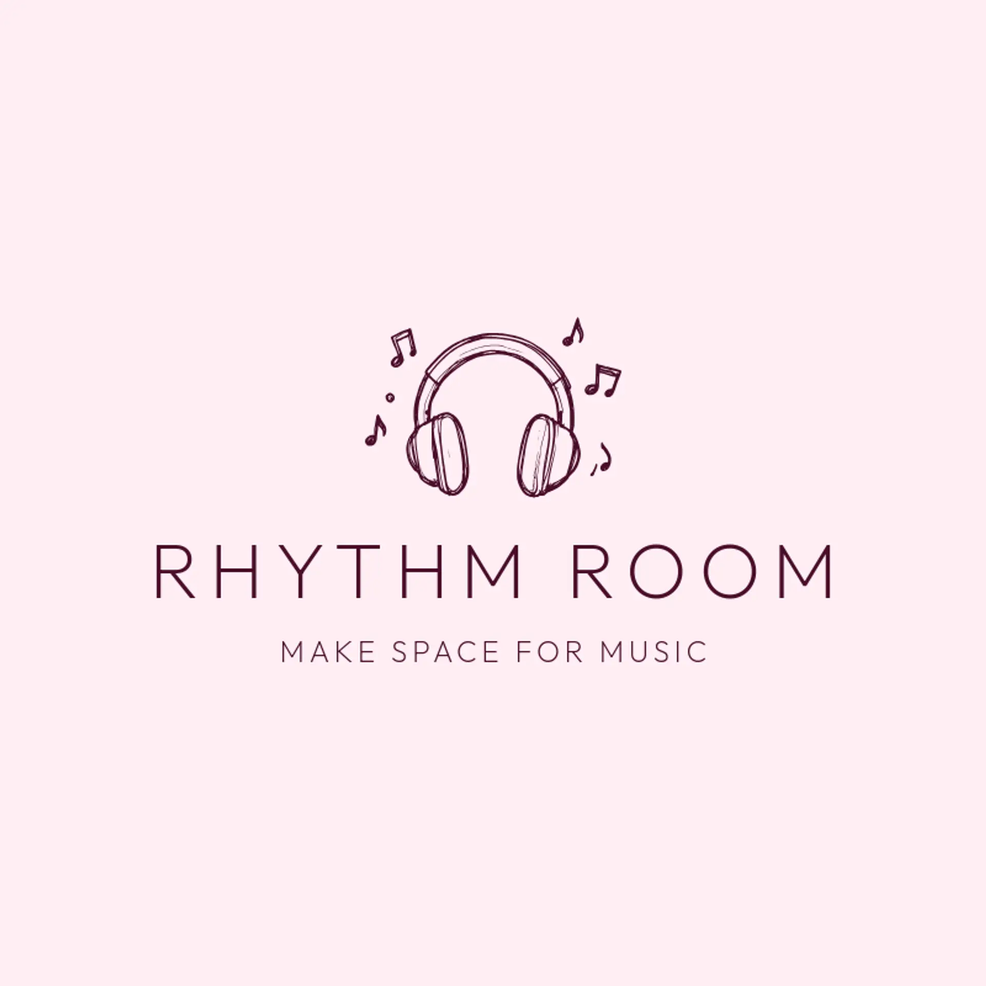 Rhythm Room logo for headphones