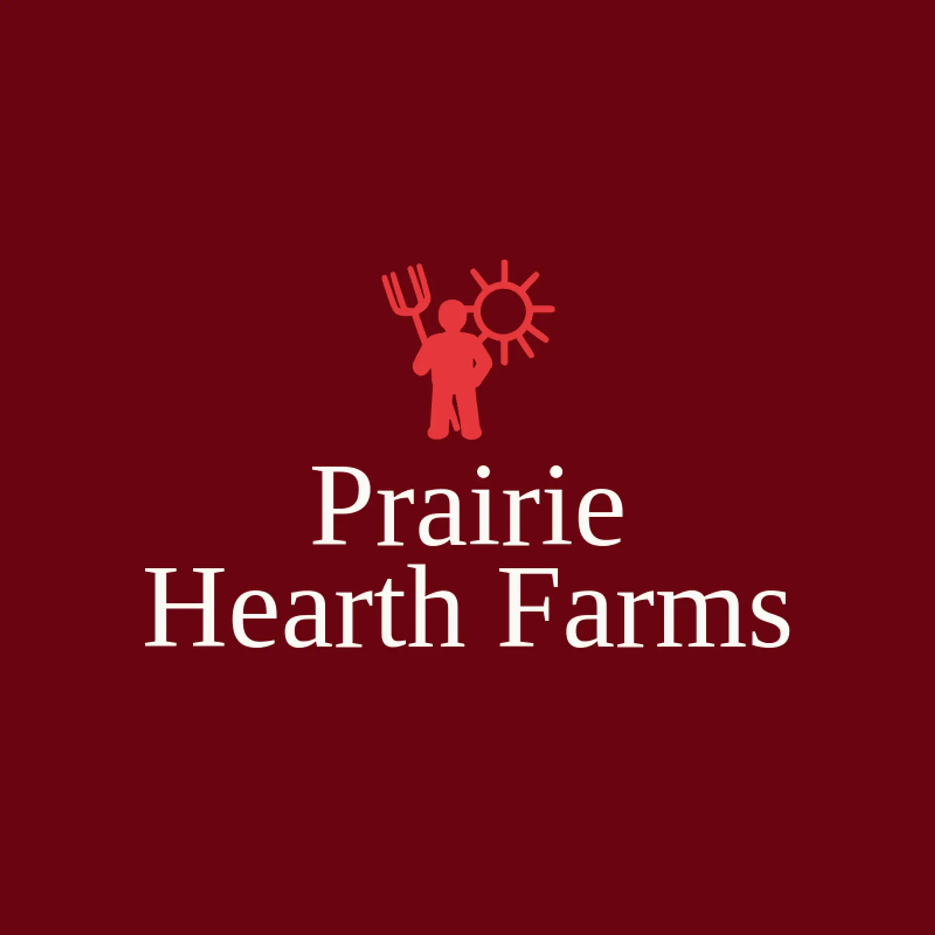 Prairie Hearth Farms logo for farming