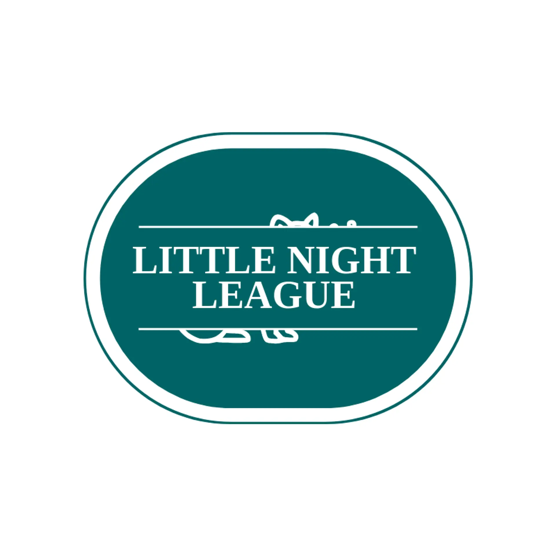 Little Night League logo for raccoon