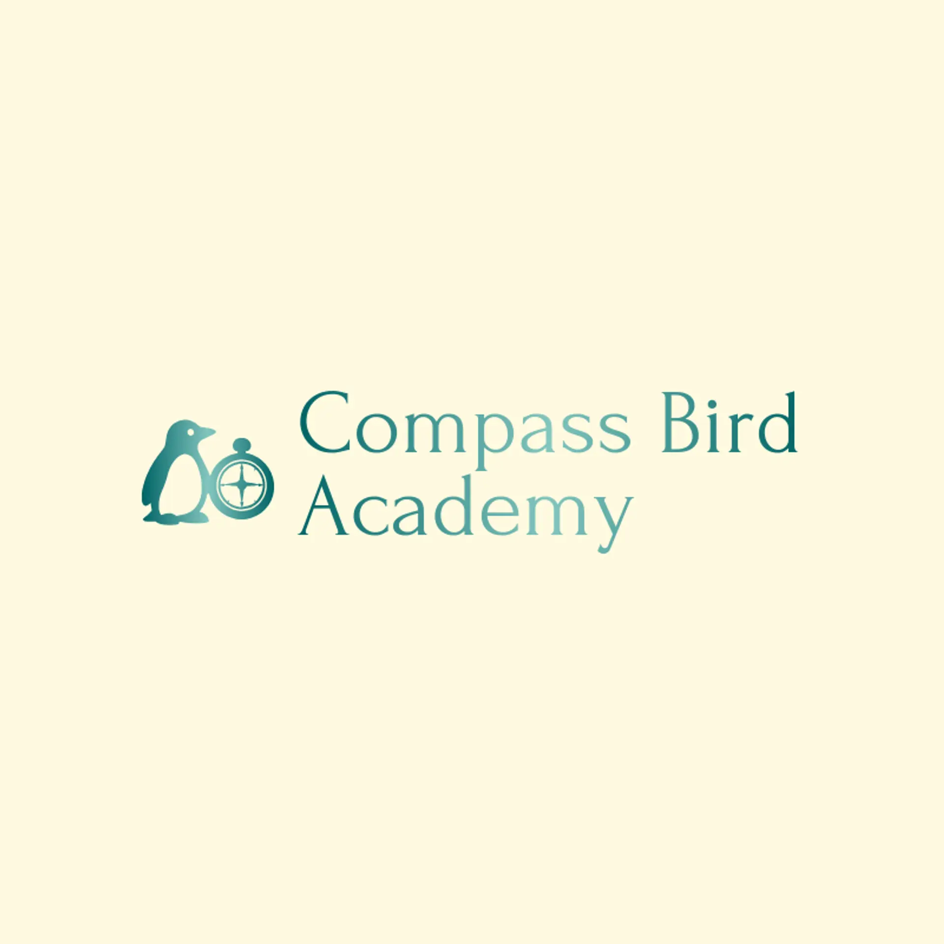 Compass Bird Academy logo for penguin