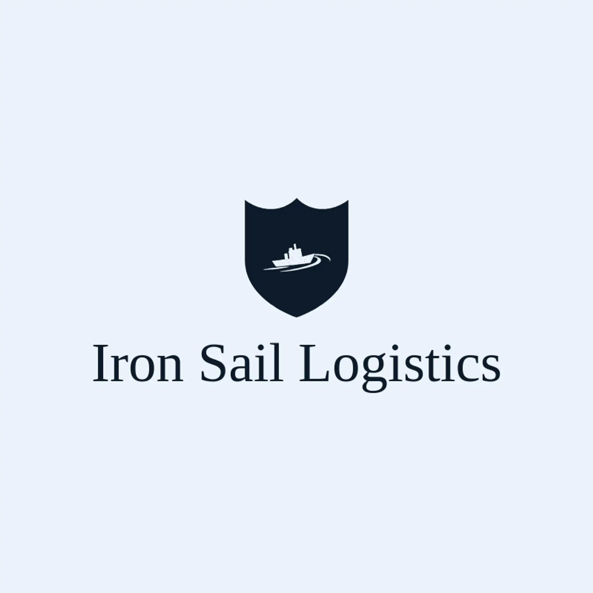 Iron Sail Logistics logo for ship