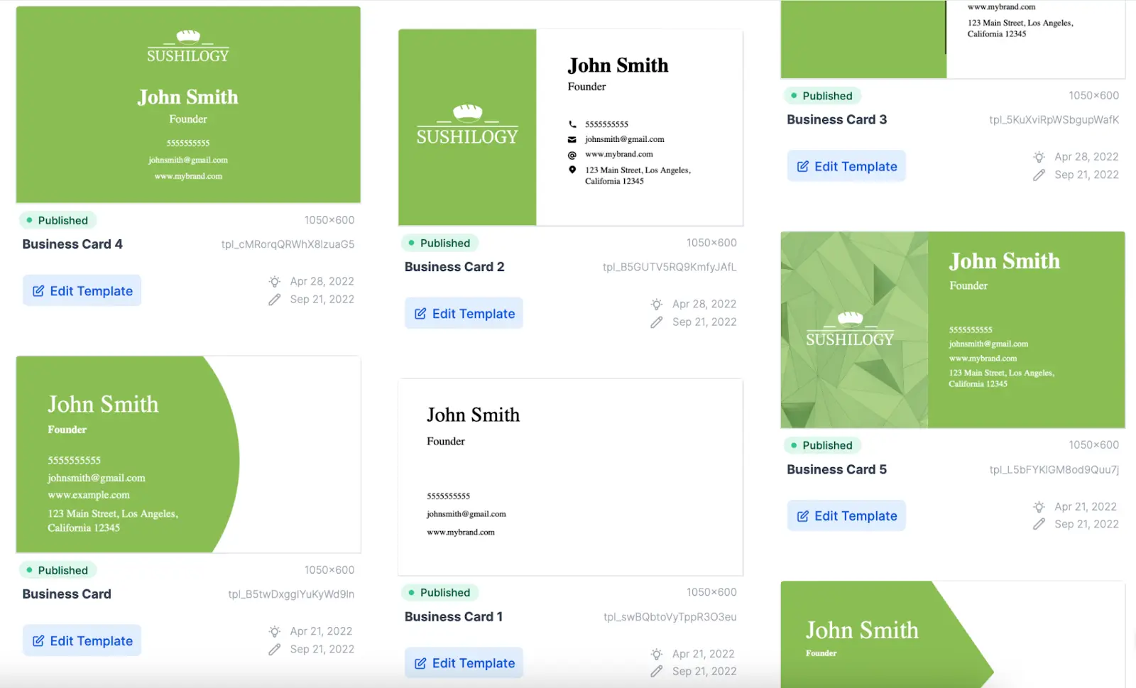 Choose from our vast array of business card templates