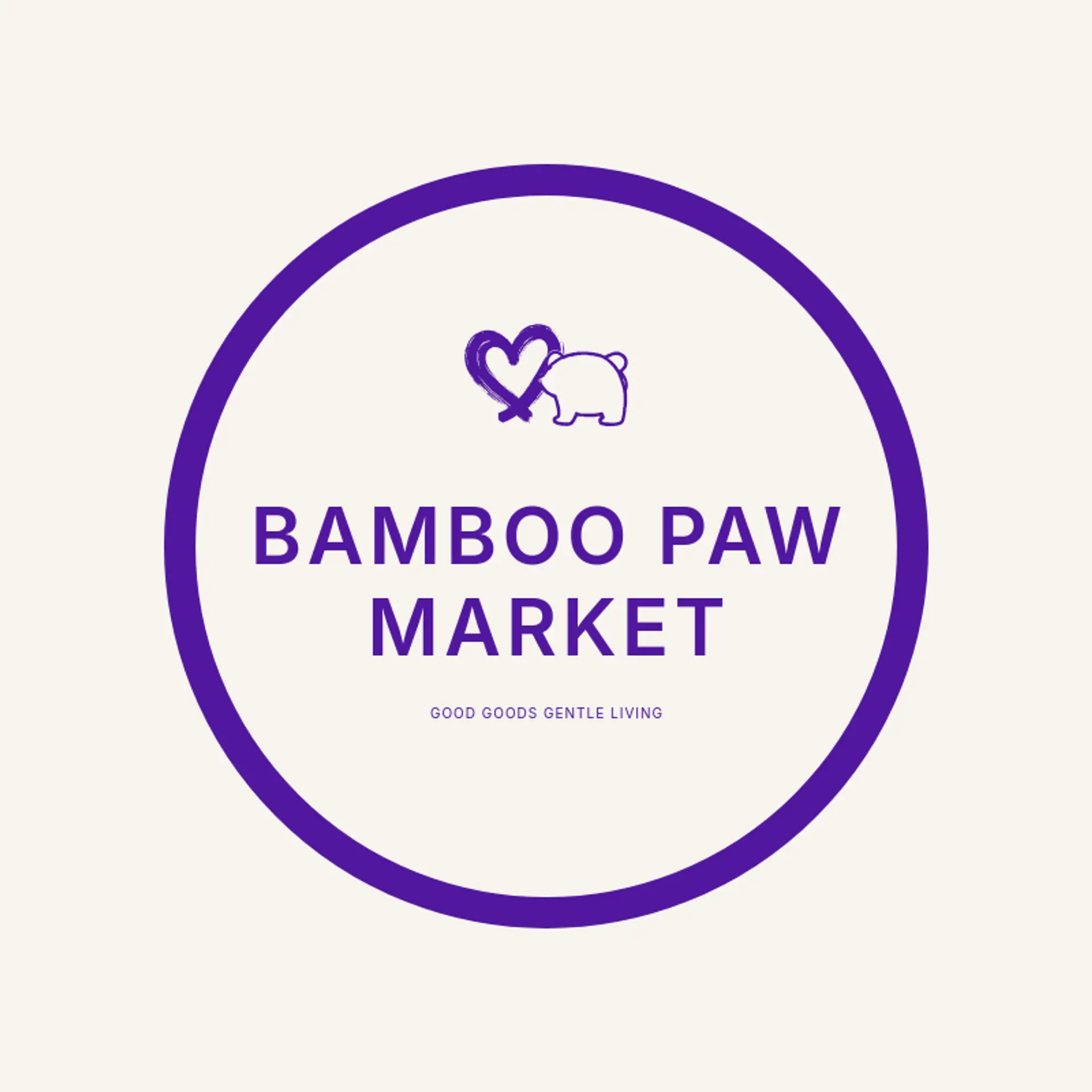 Bamboo Paw Market logo for panda