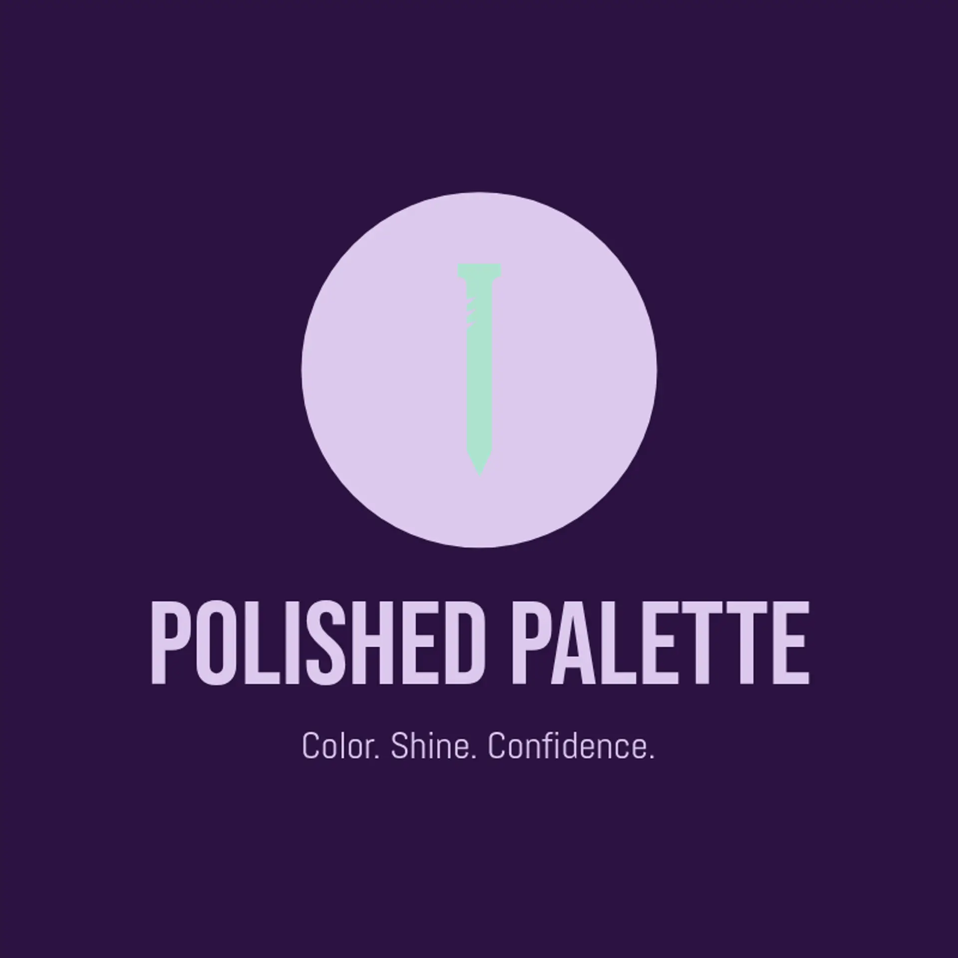 Polished Palette logo for nail tech