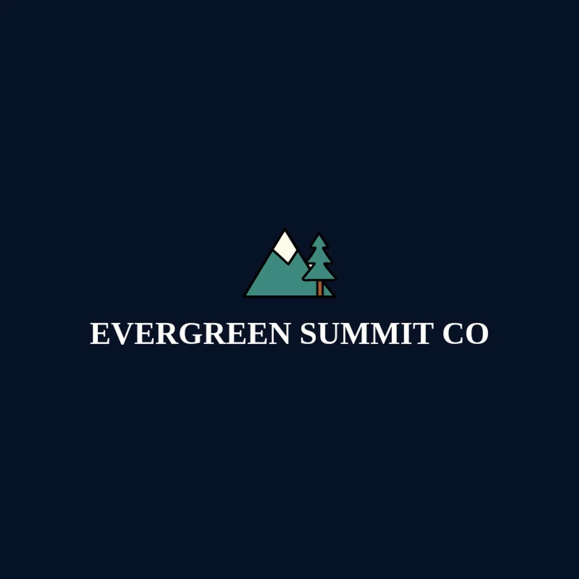 Evergreen Summit Co logo for pine tree