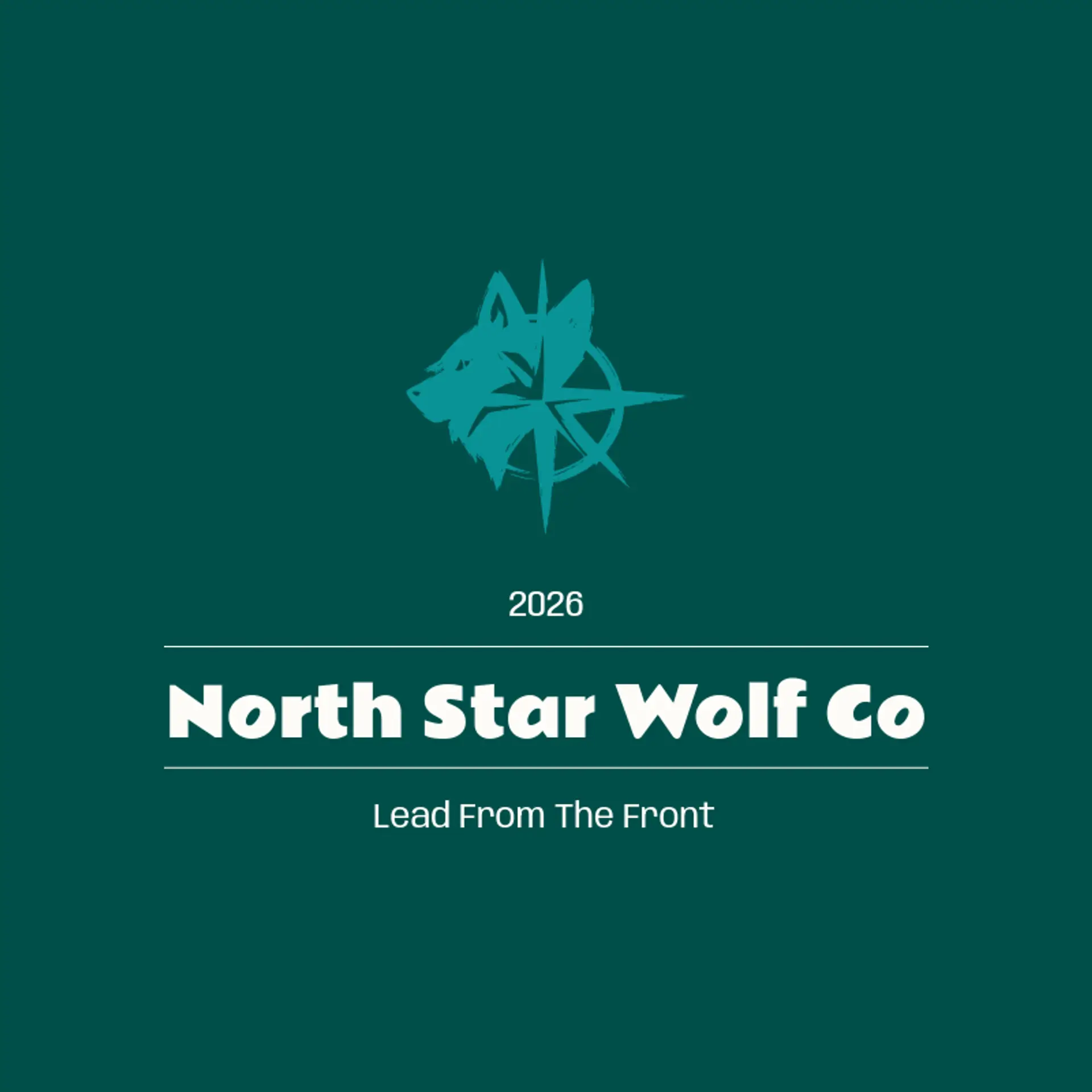 North Star Wolf Co logo for wolf