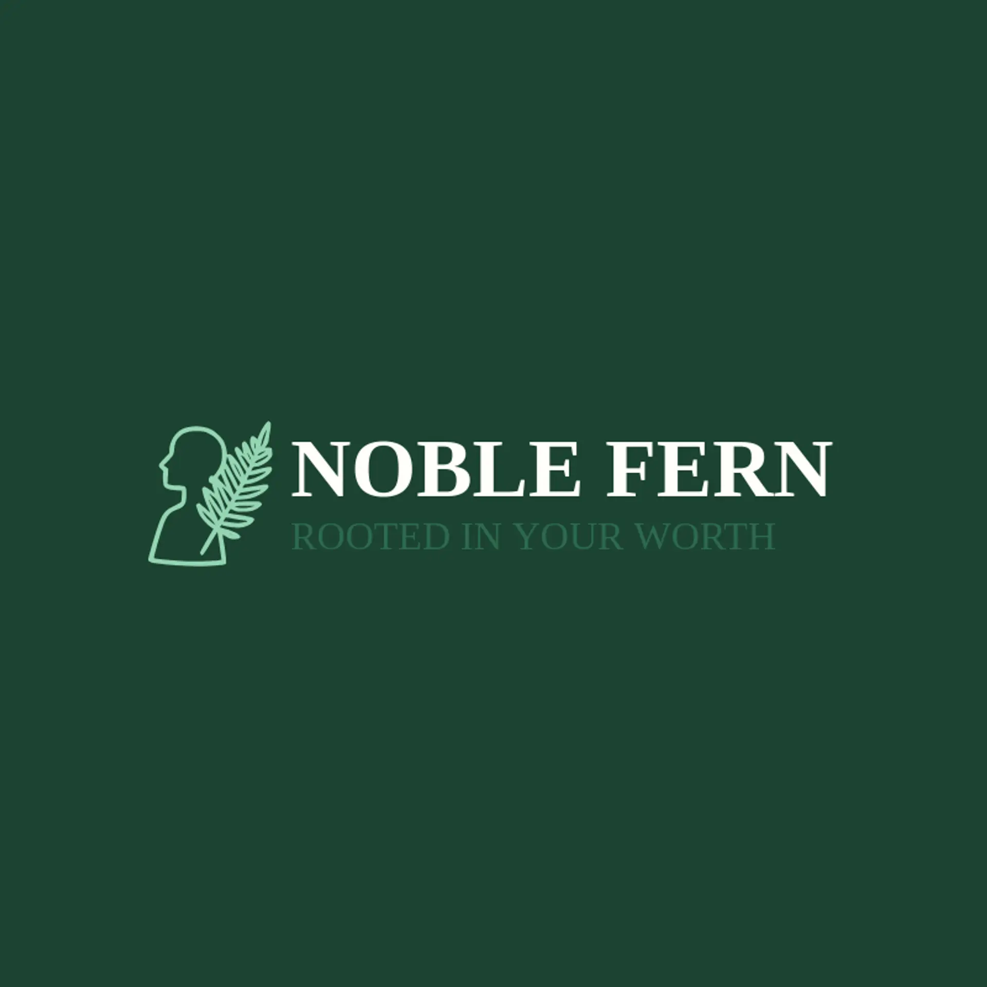 Noble Fern logo for woman