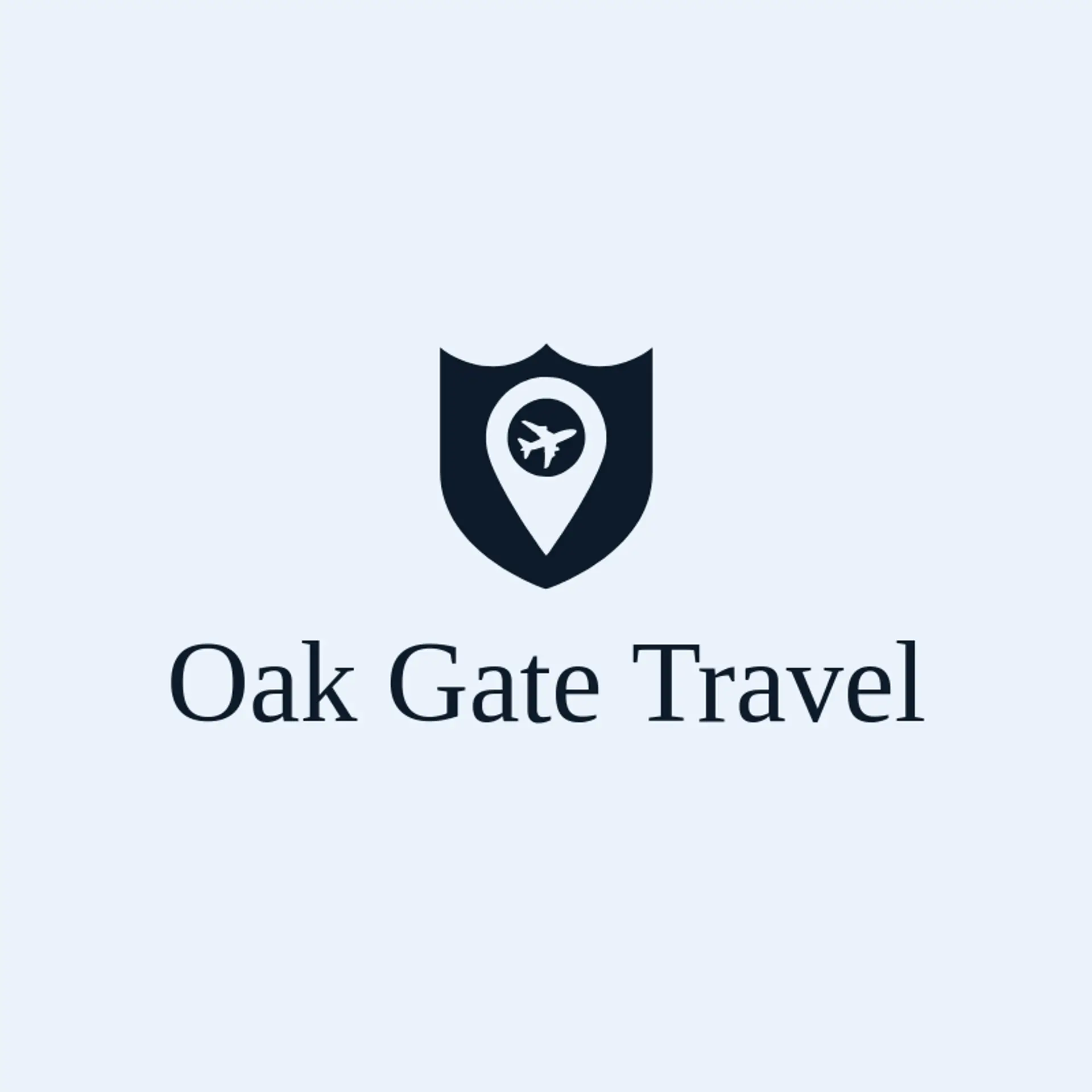 Oak Gate Travel logo for airport