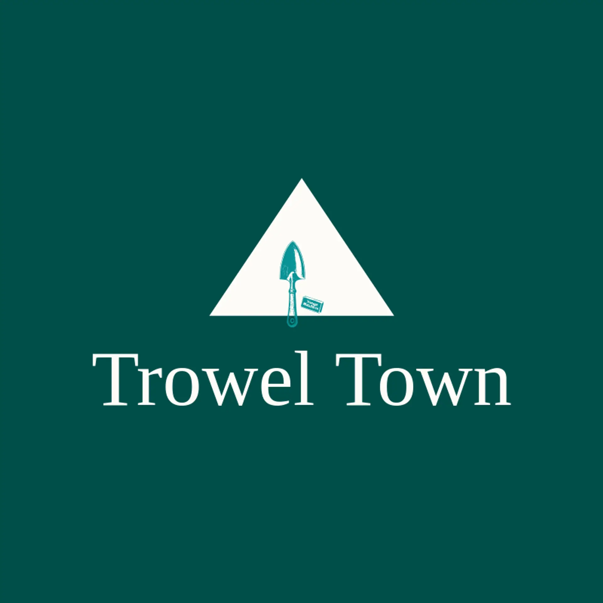 Trowel Town logo for gardening