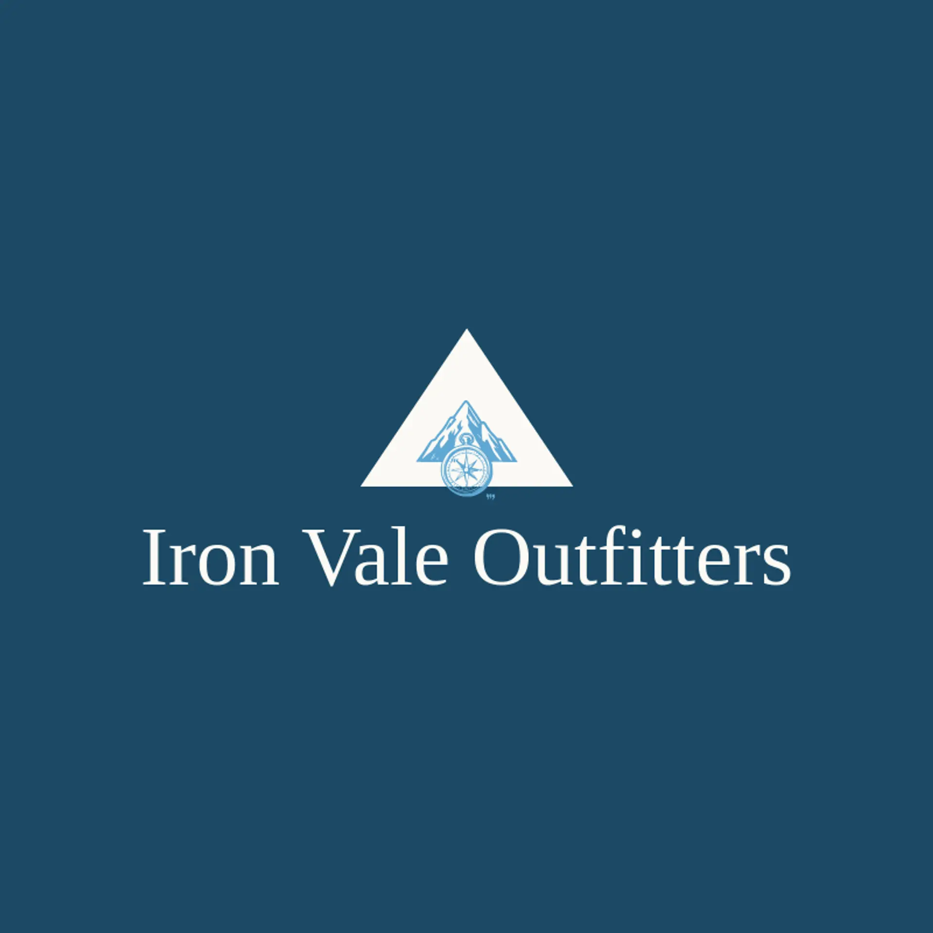 Iron Vale Outfitters logo for masculine