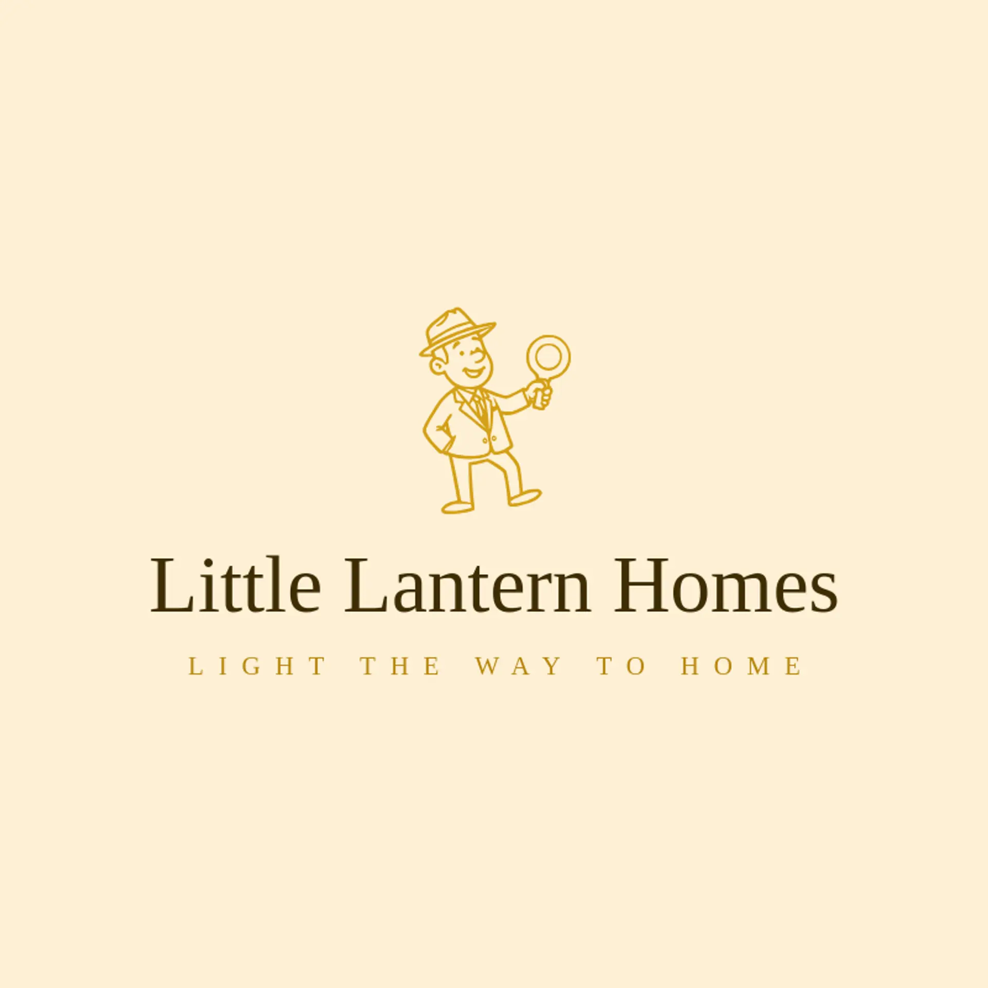 Little Lantern Homes logo for real estate agent