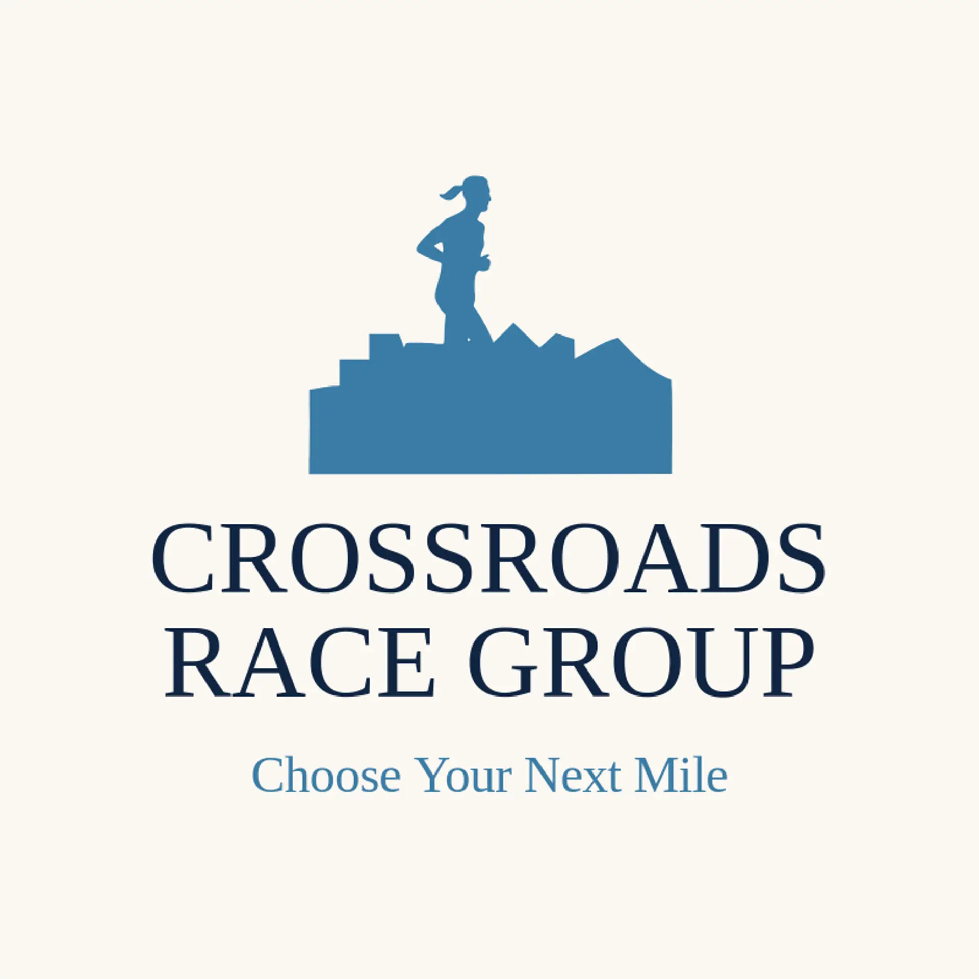 Crossroads Race Group logo for marathon