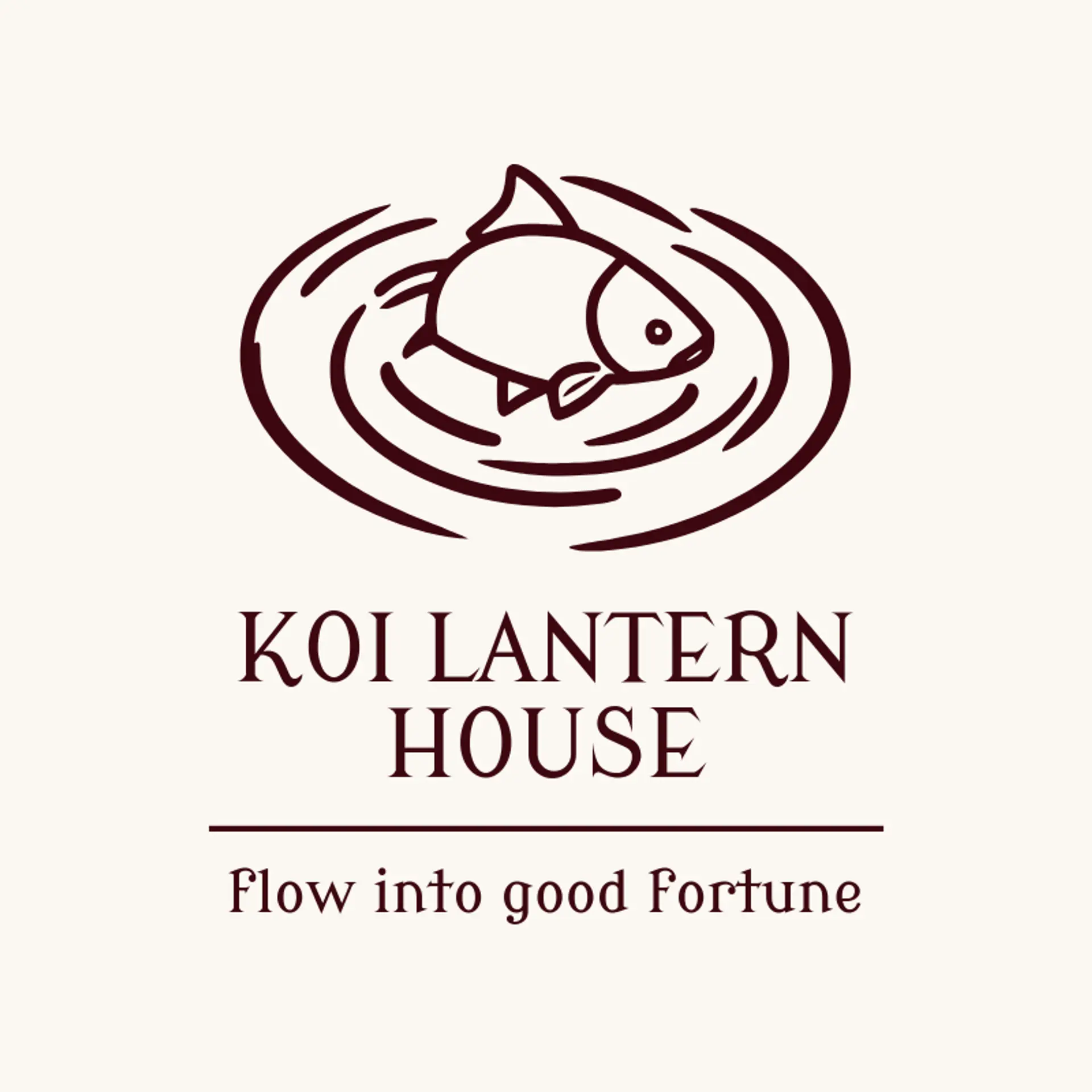 Koi Lantern House logo for chinese