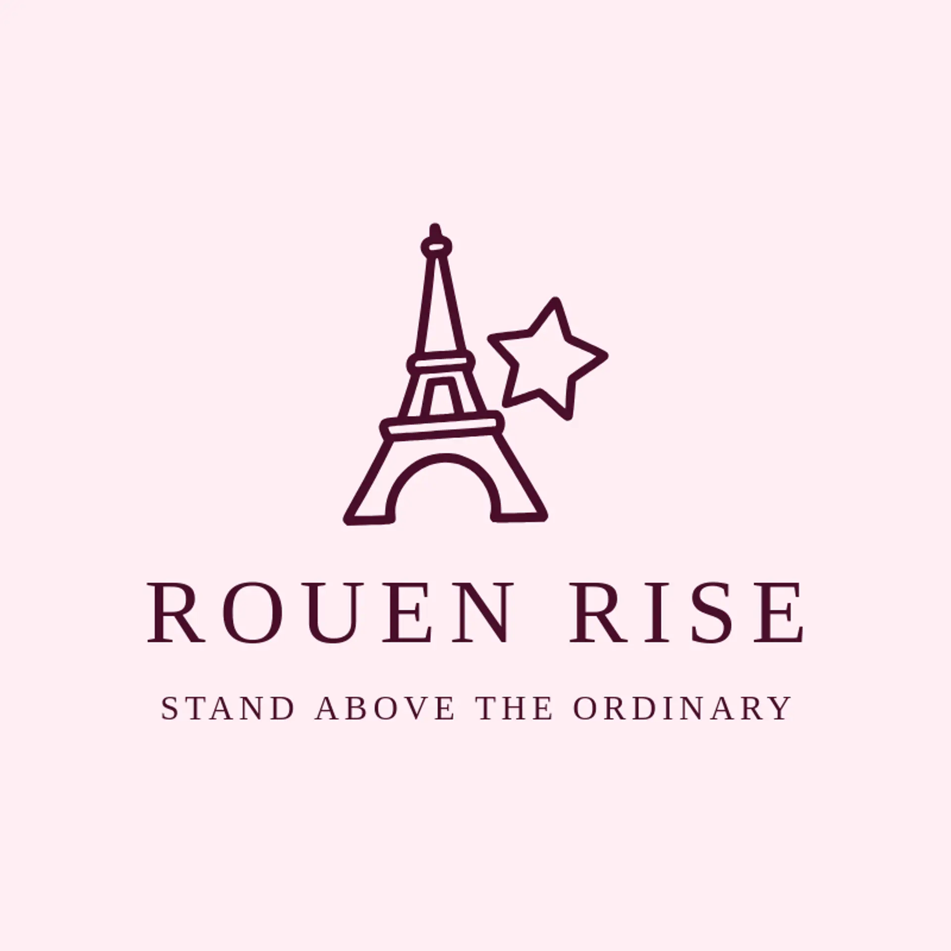 Rouen Rise logo for french