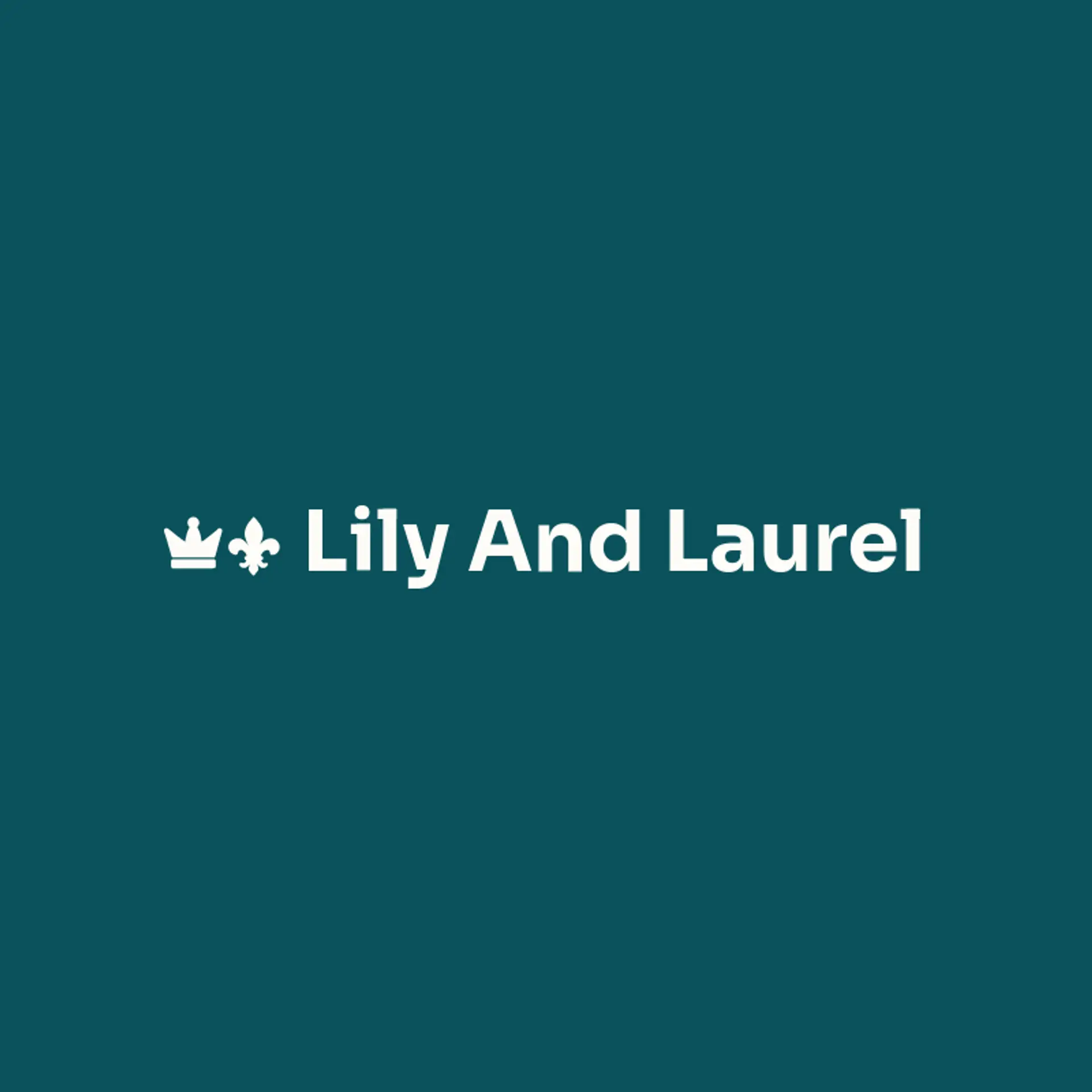 Lily and Laurel logo for fleur de lis