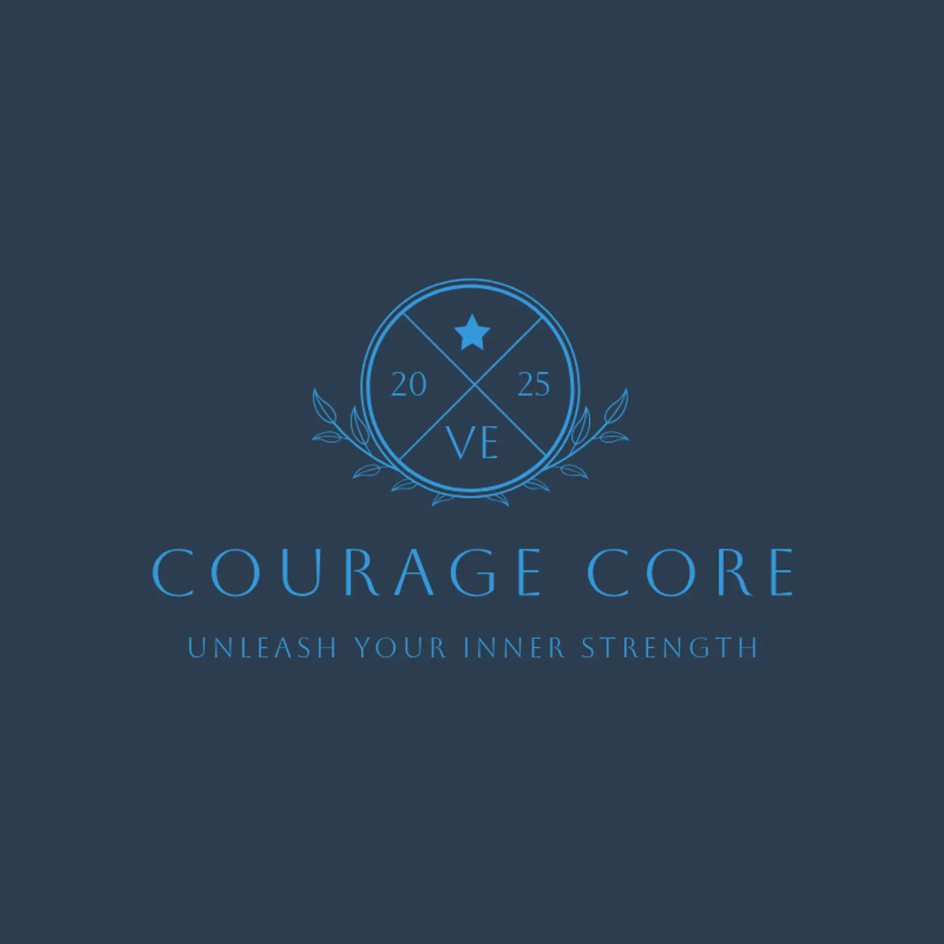 Courage Core logo for cool sports