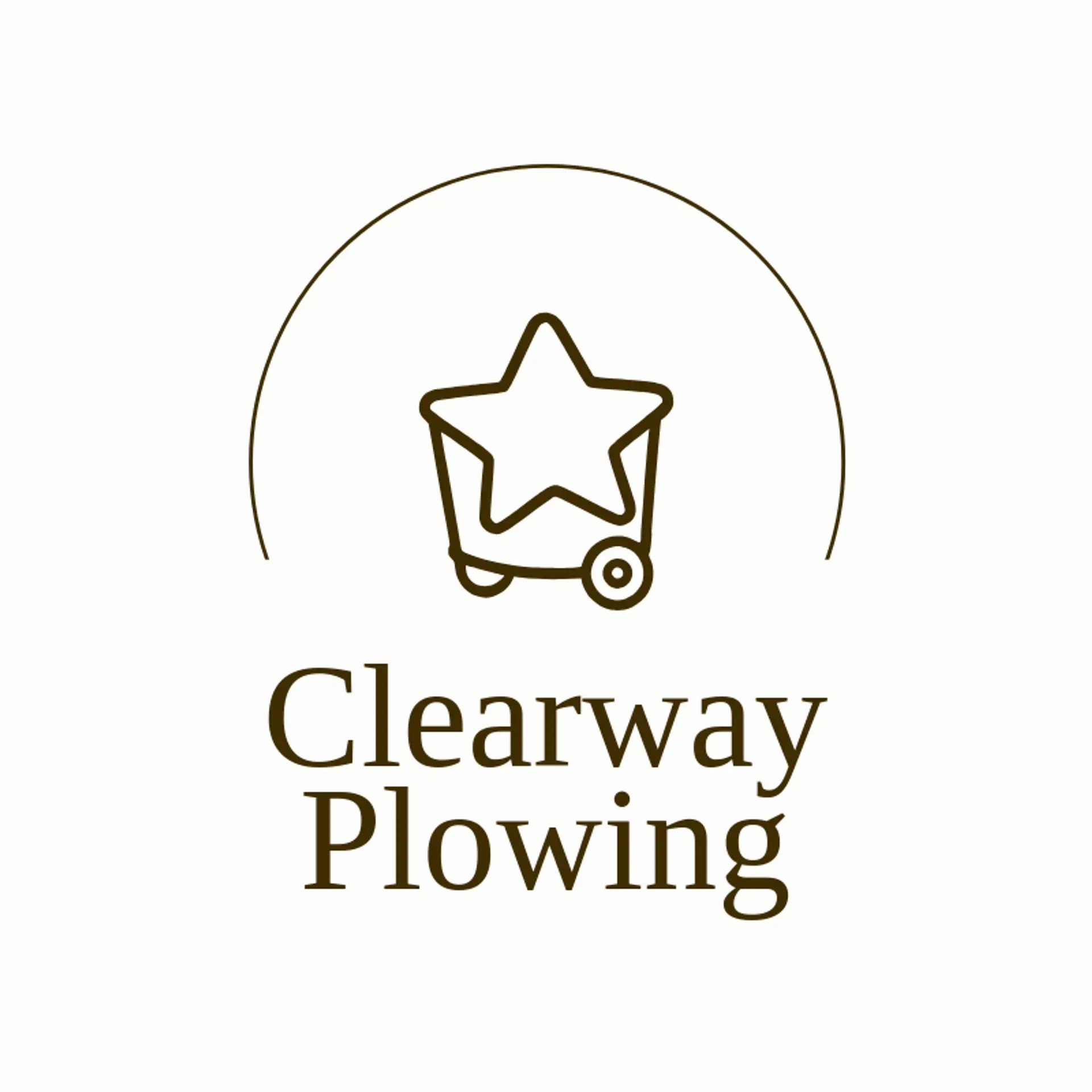 Clearway Plowing logo for snow removal