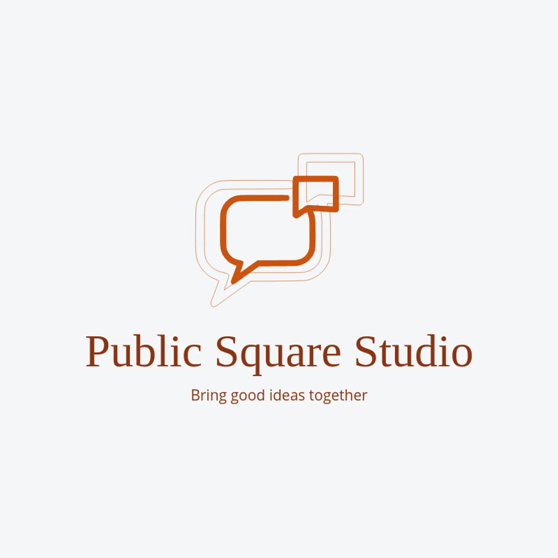 Public Square Studio logo for advertising