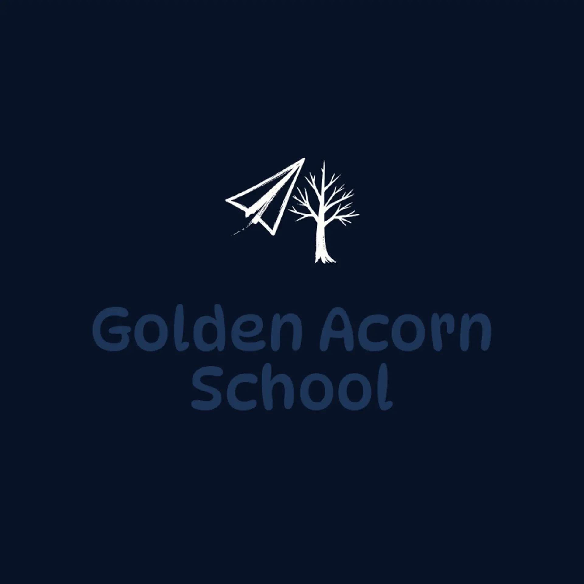 Golden Acorn School logo for primary school