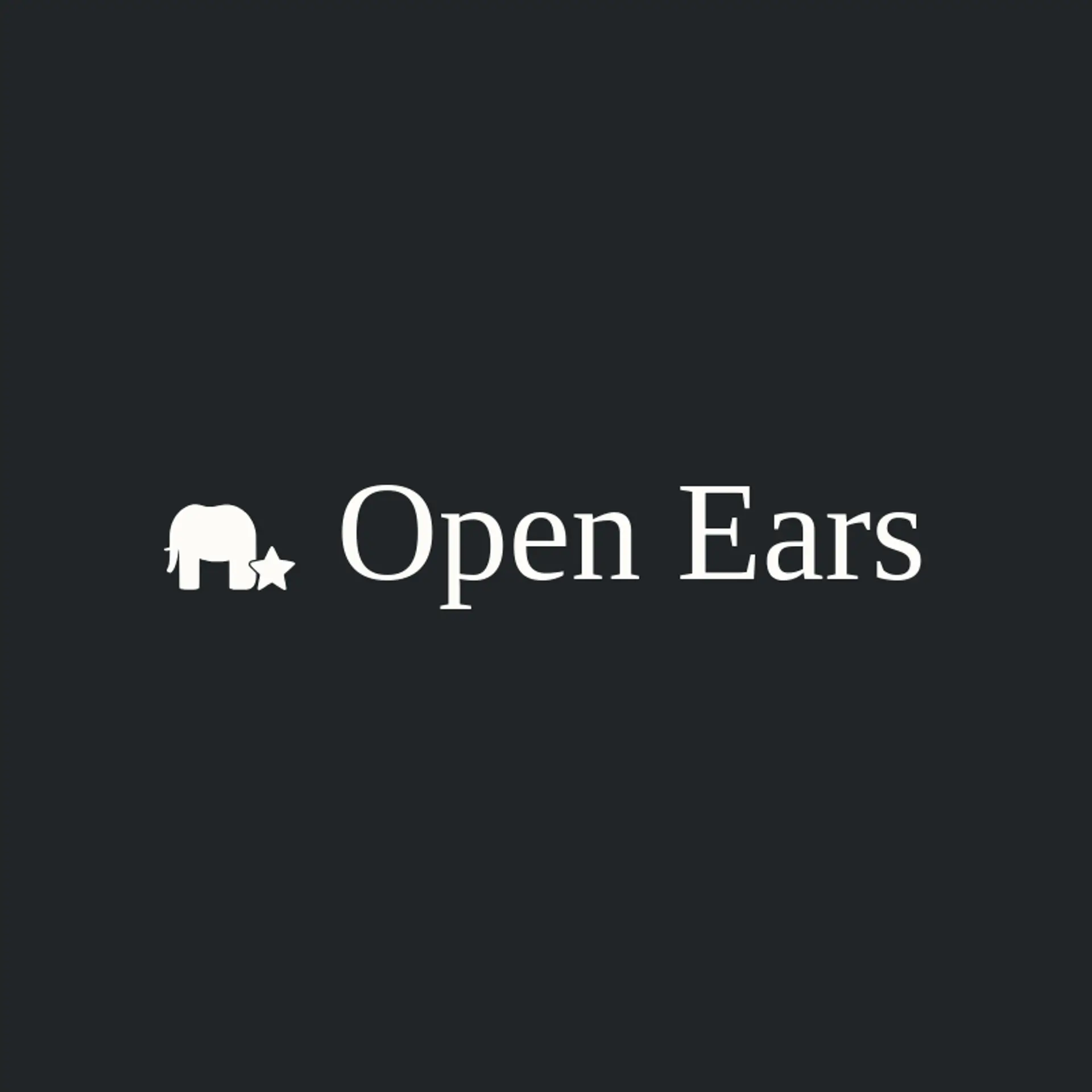 Open Ears logo for elephant
