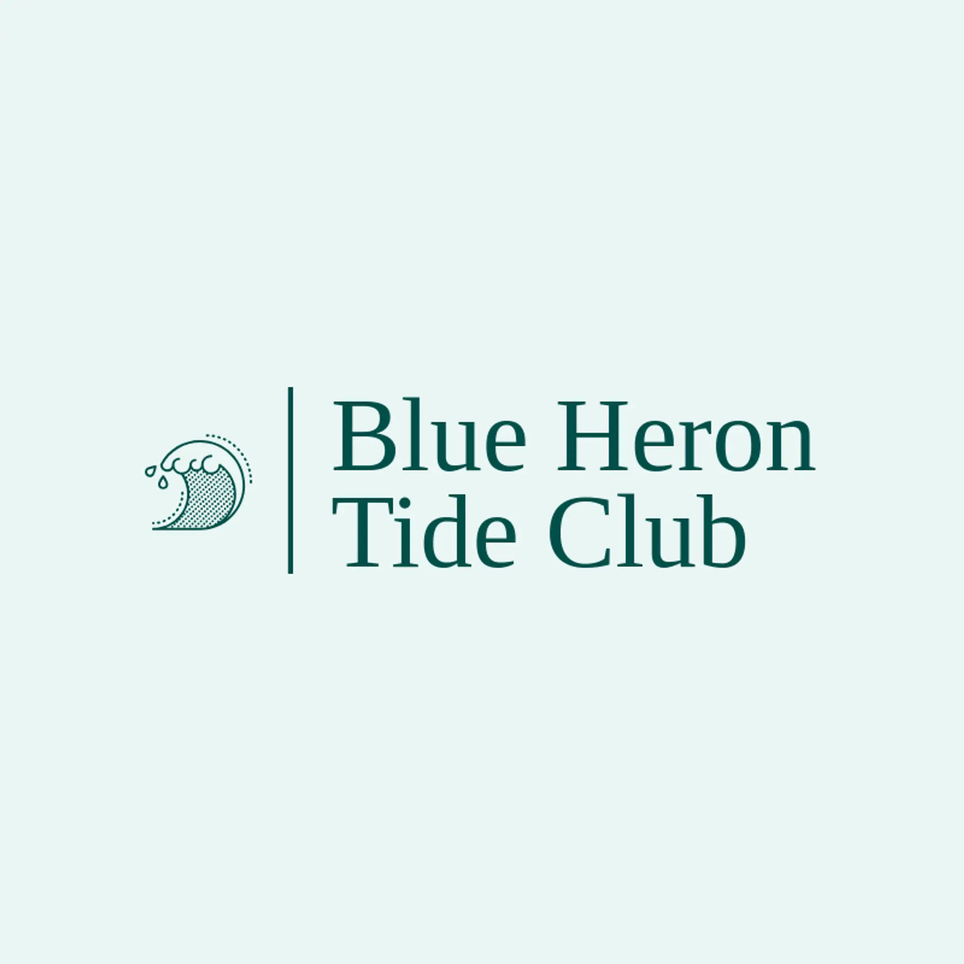 Blue Heron Tide Club logo for tide