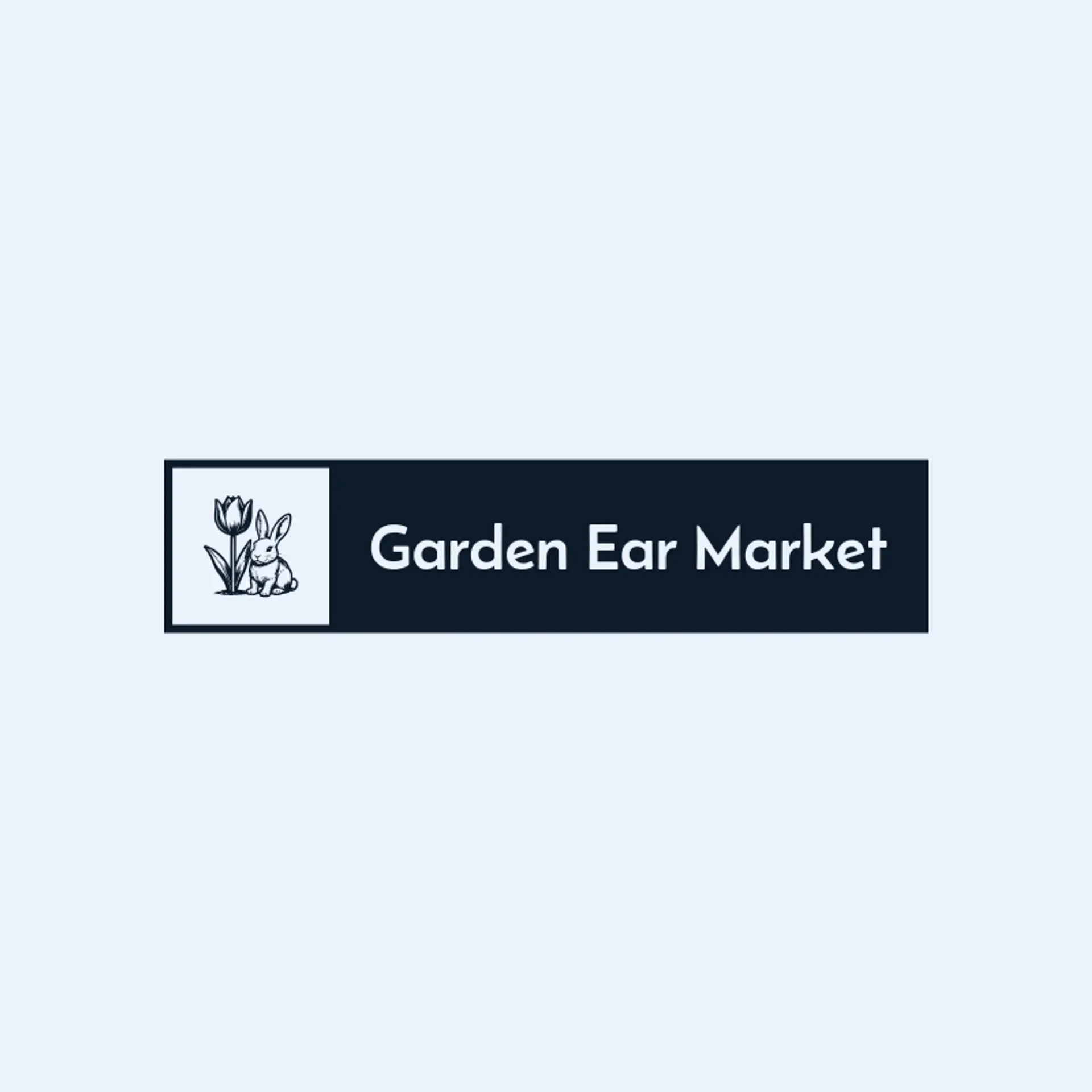 Garden Ear Market logo for bunny