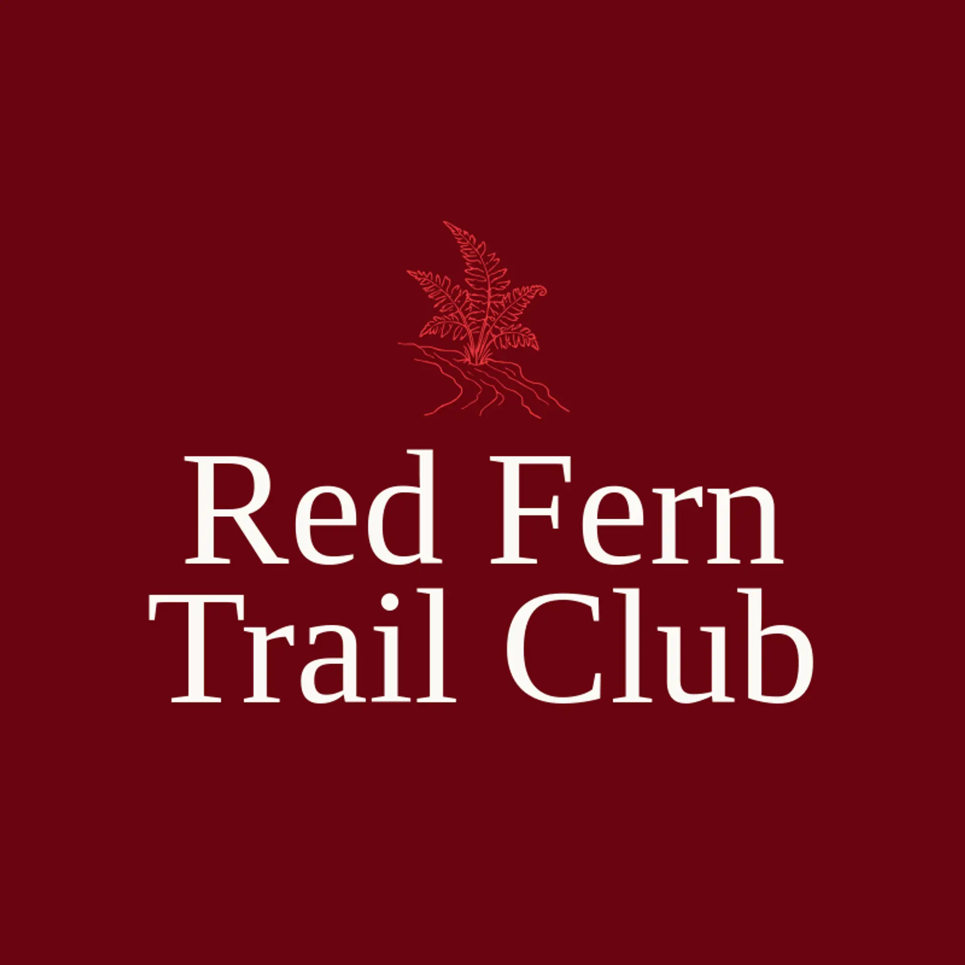 Red Fern Trail Club logo for trail