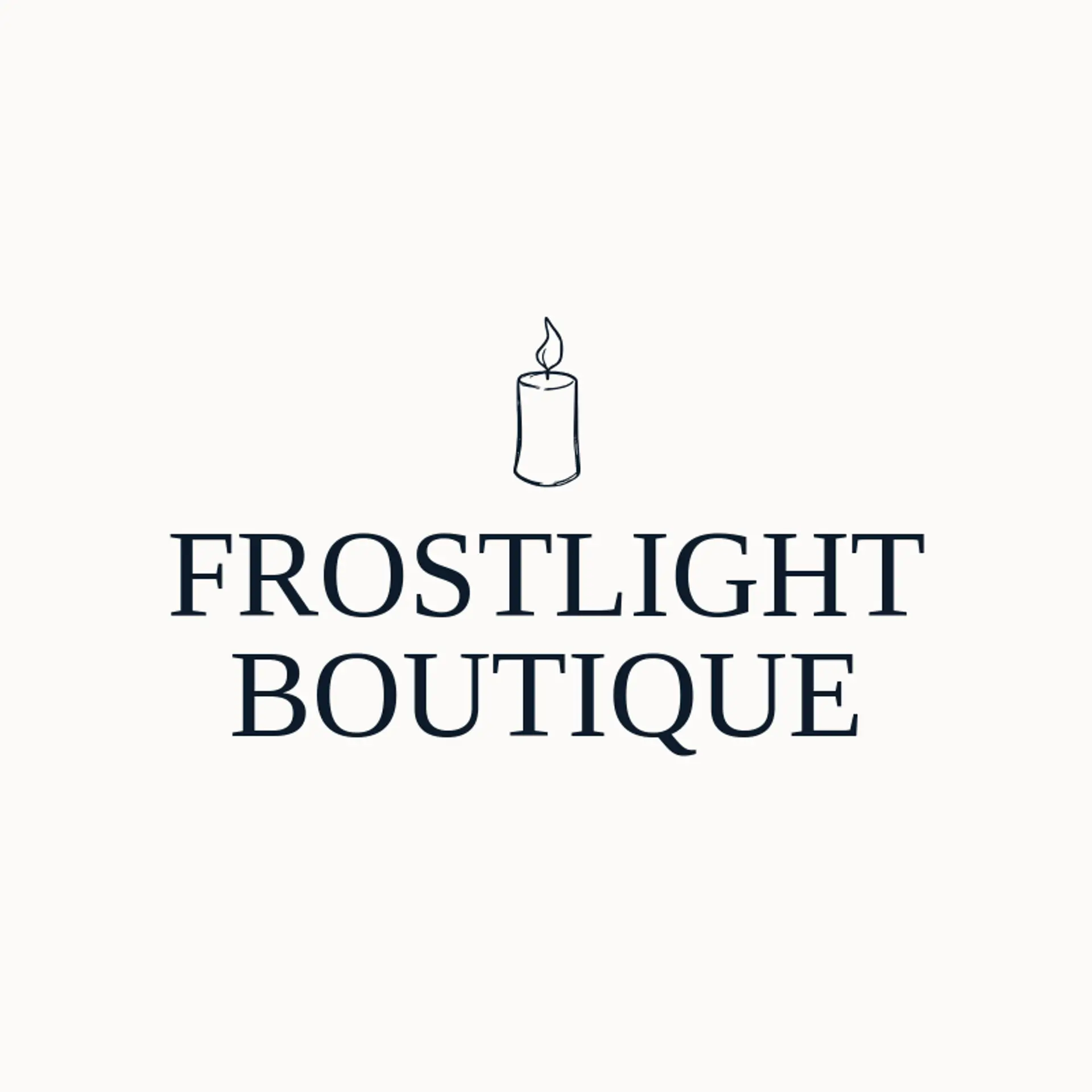 Frostlight Boutique logo for holiday