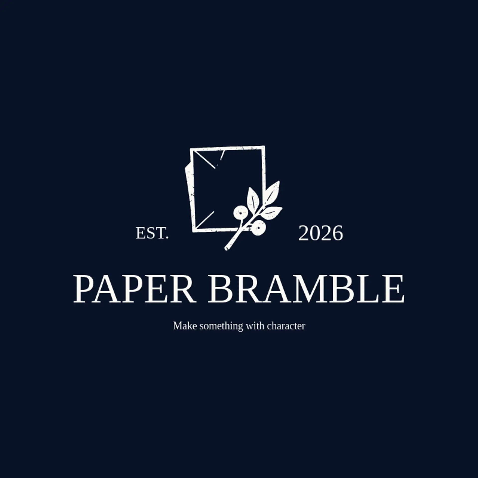 Paper Bramble logo for paper