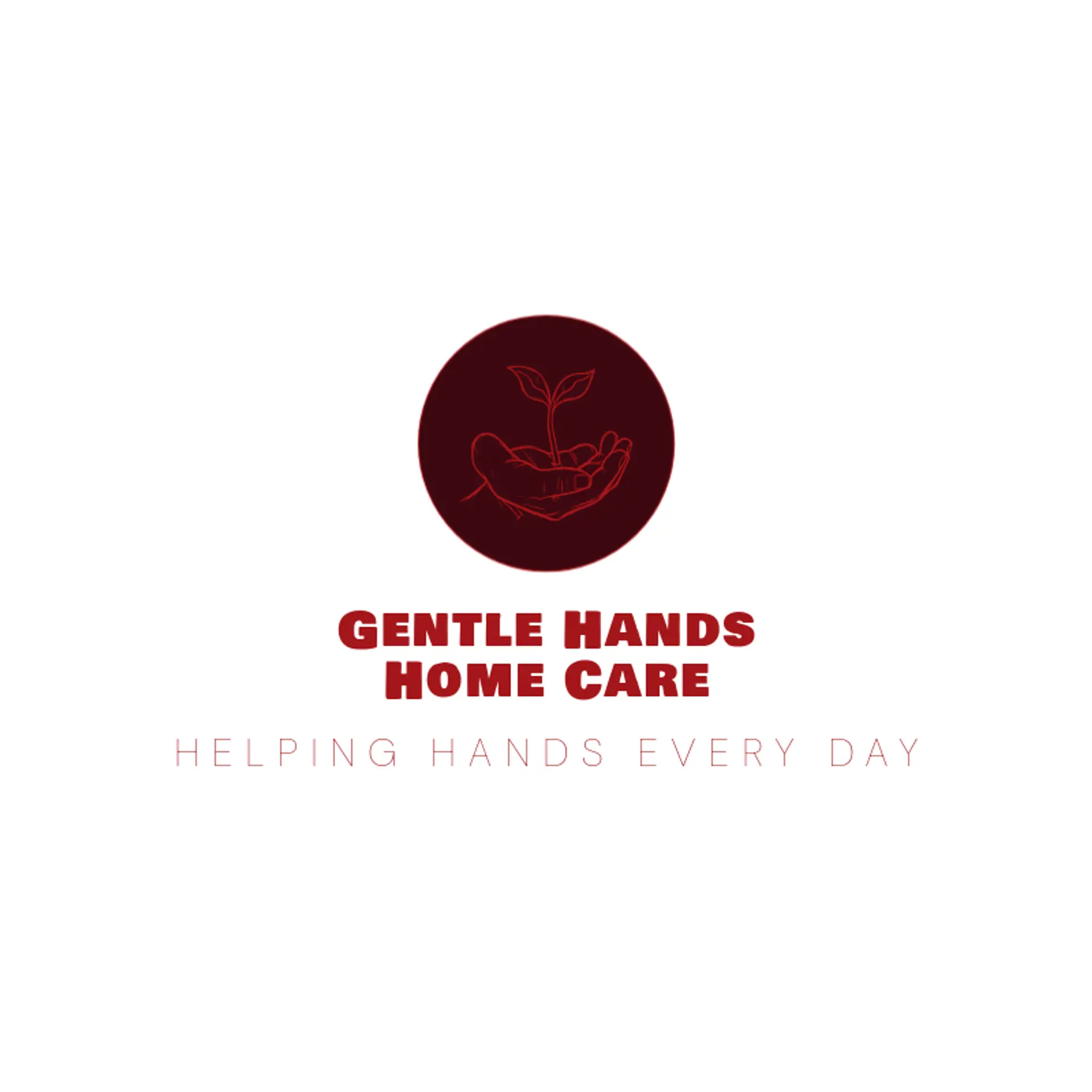 Gentle Hands Home Care logo for care