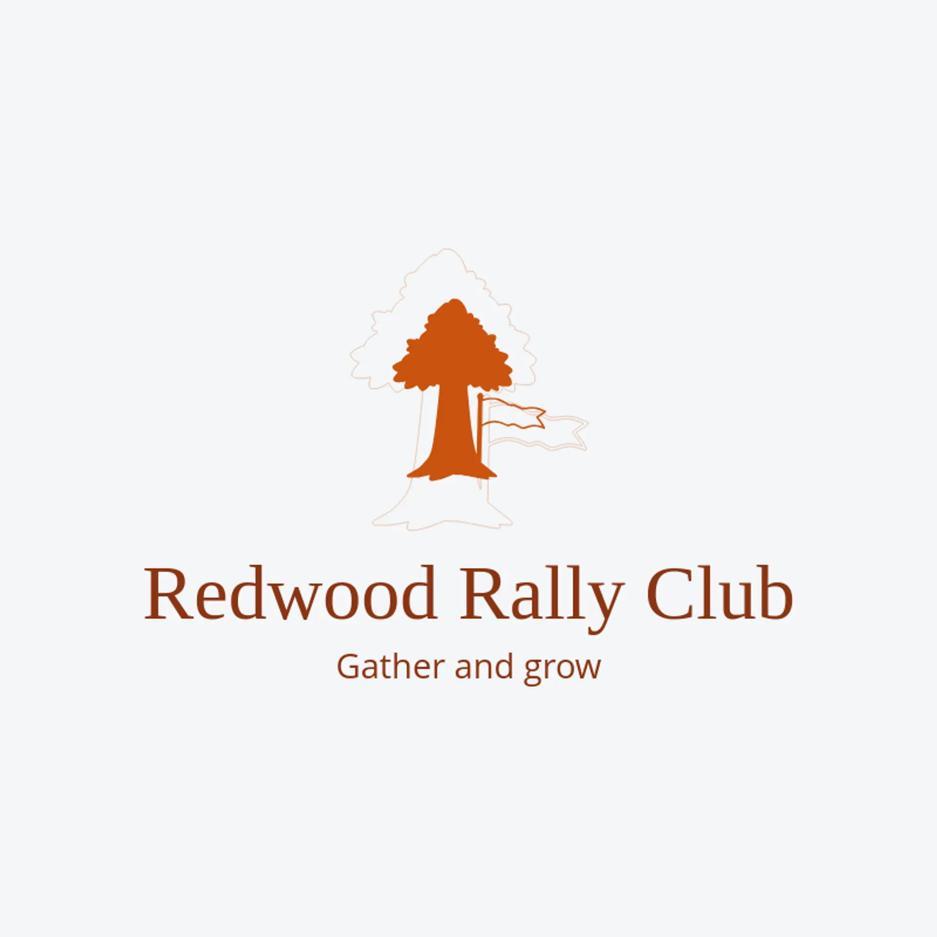 Redwood Rally Club logo for varsity