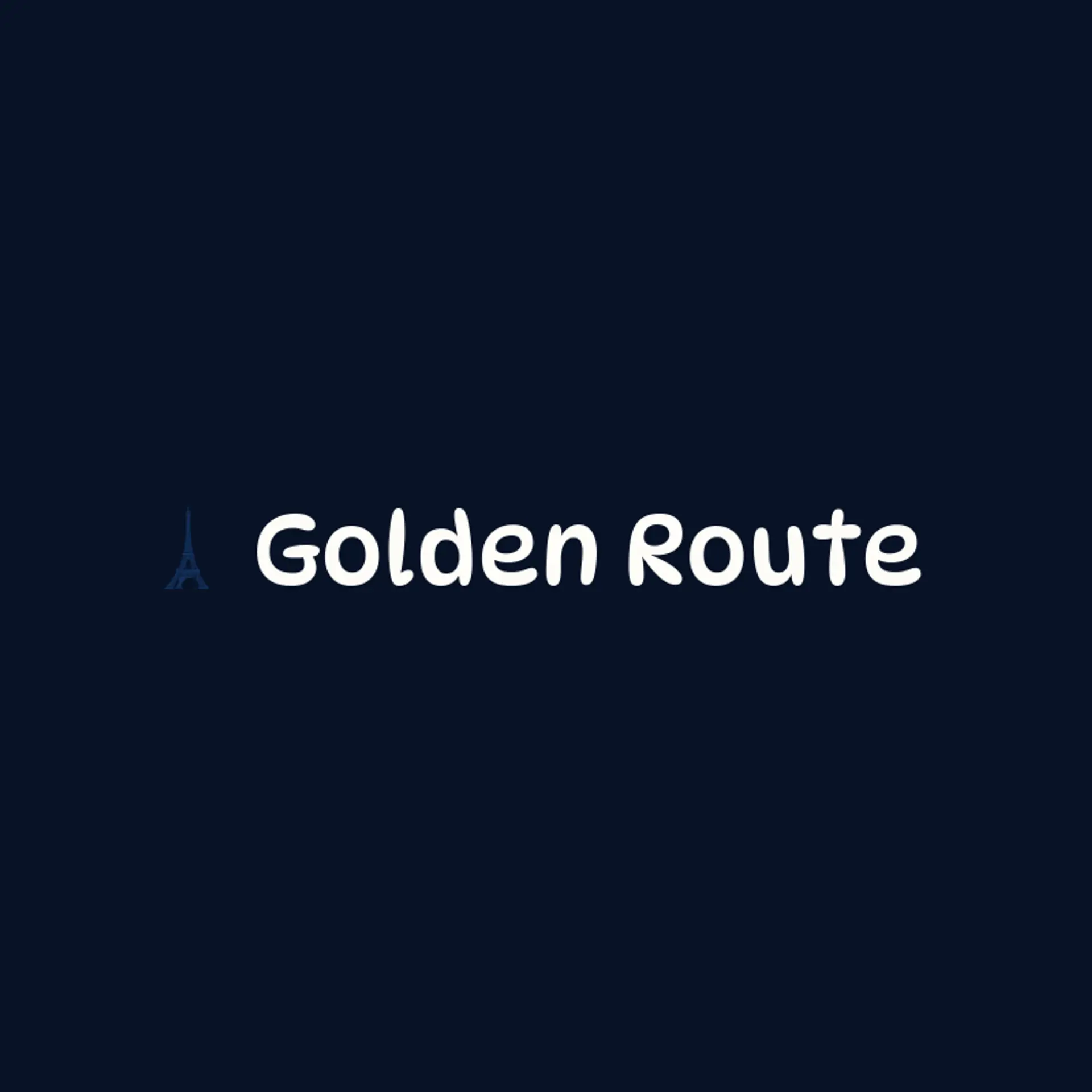 Golden Route logo for france