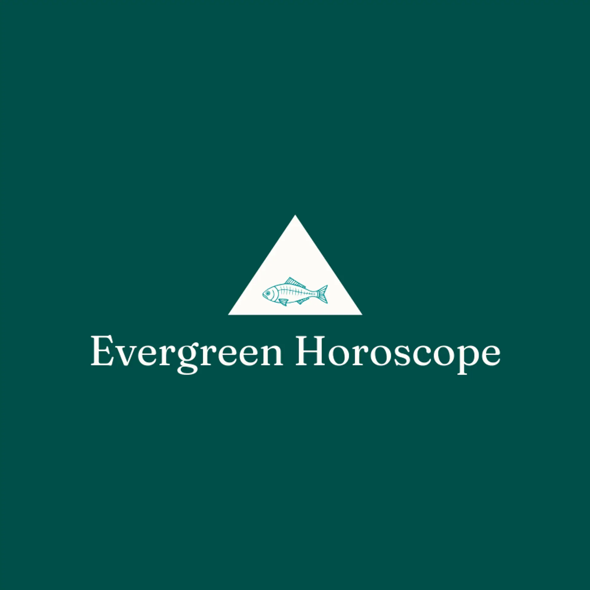Evergreen Horoscope logo for pisces
