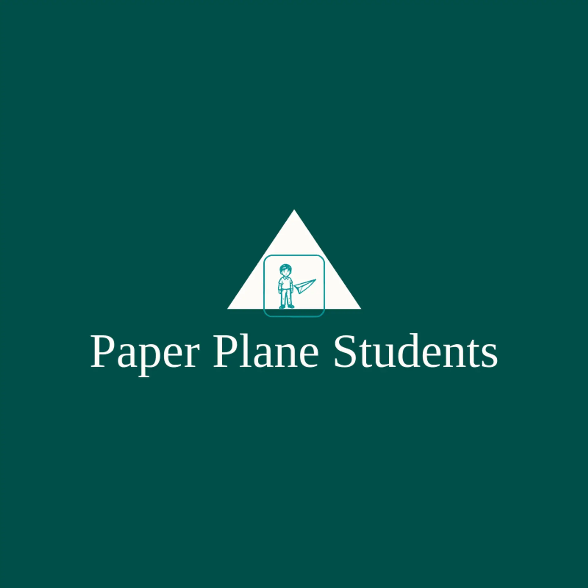 Paper Plane Students logo for student