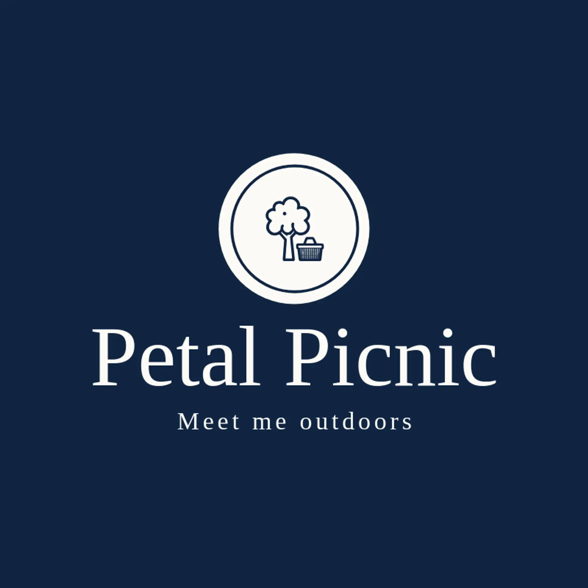 Petal Picnic logo for cherry blossom