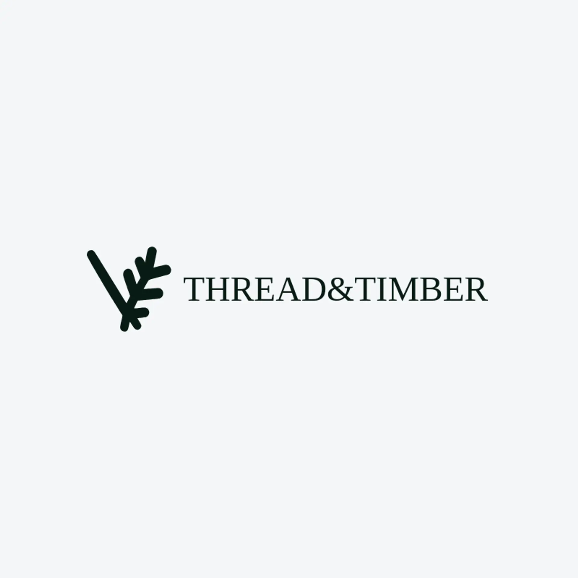 Thread & Timber logo for small business