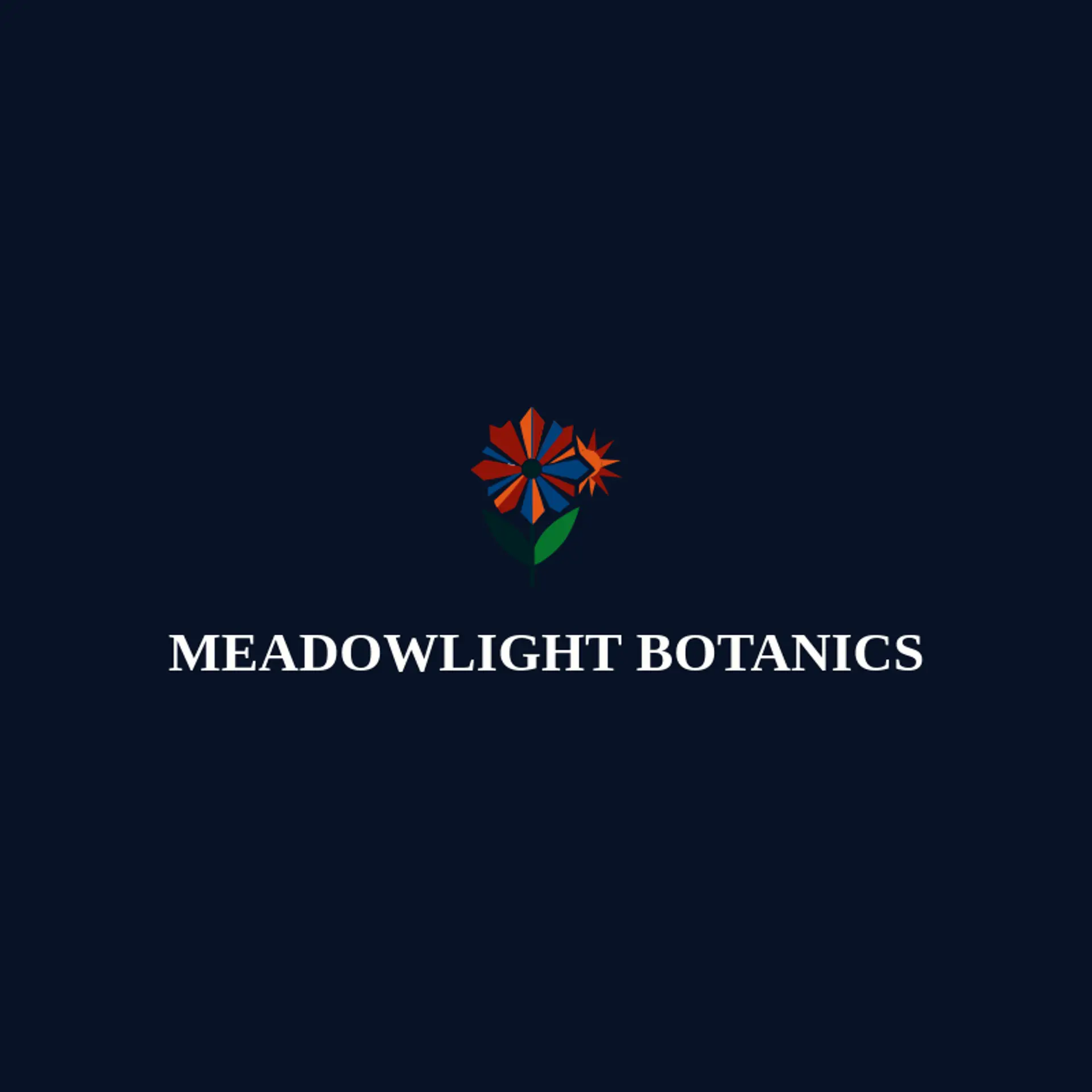 Meadowlight Botanics logo for wildflower