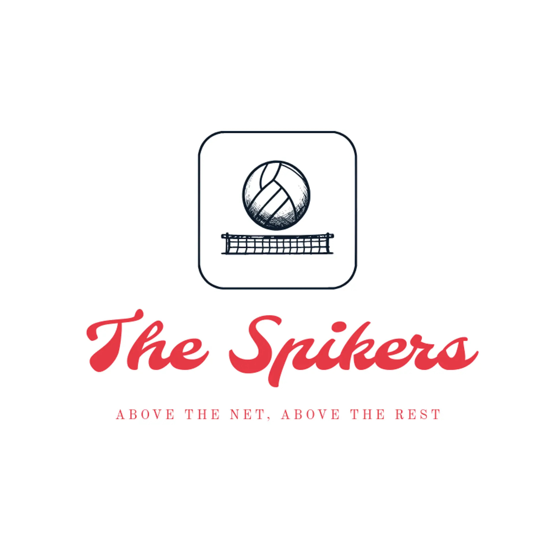 The Spikers logo for volleyball