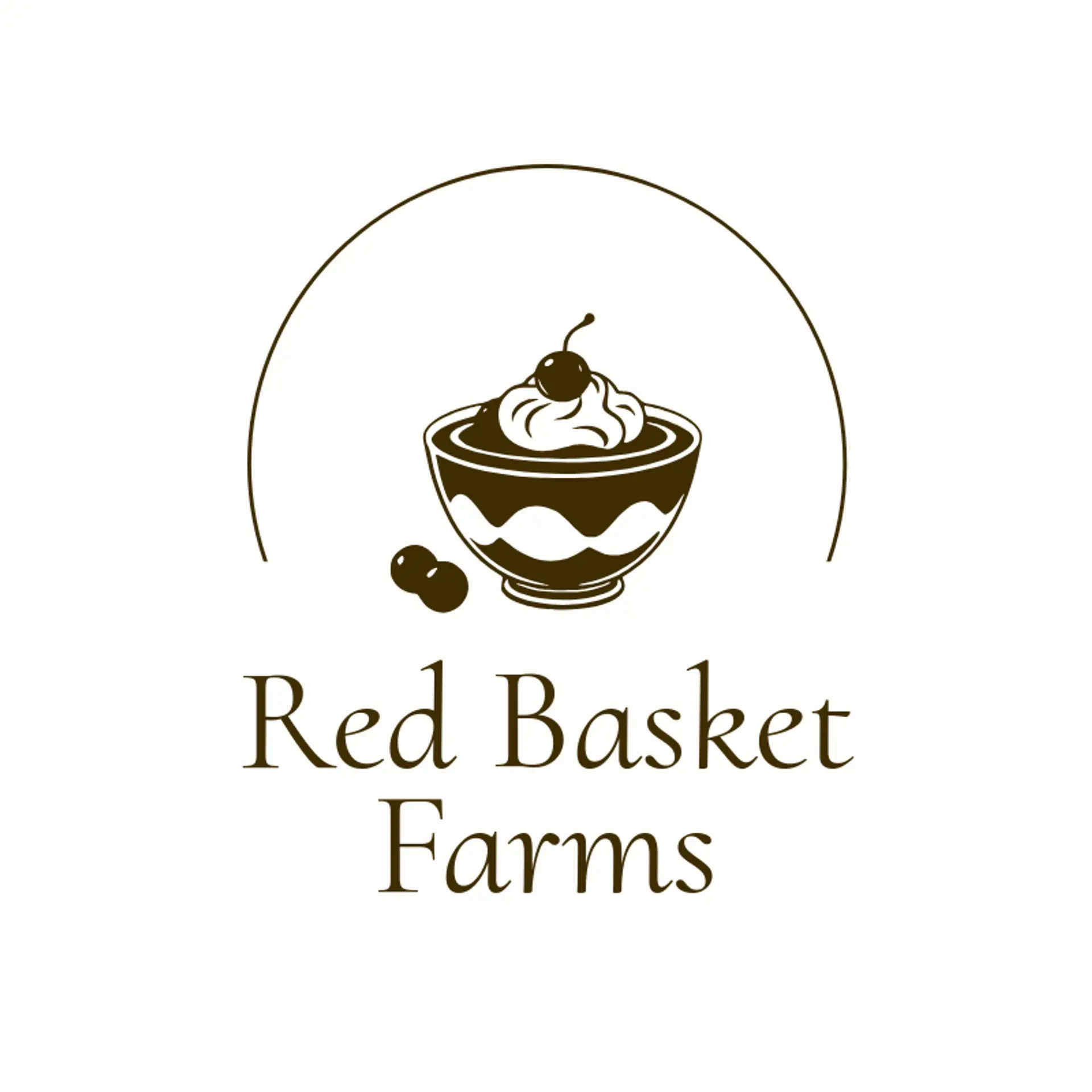 Red Basket Farms logo for cherry