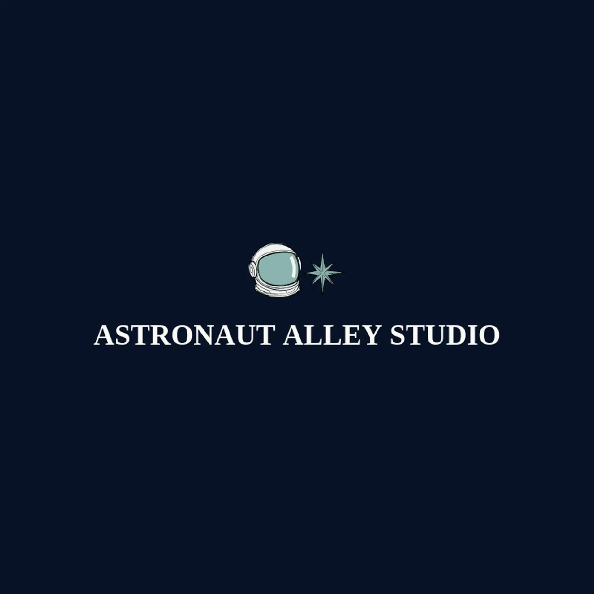 Astronaut Alley Studio logo for sci fi