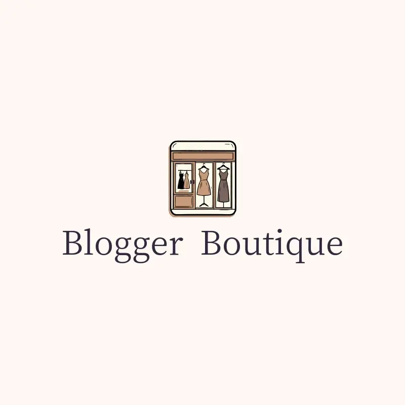 The blog name Blogger Boutique as a branded logo with a color icon