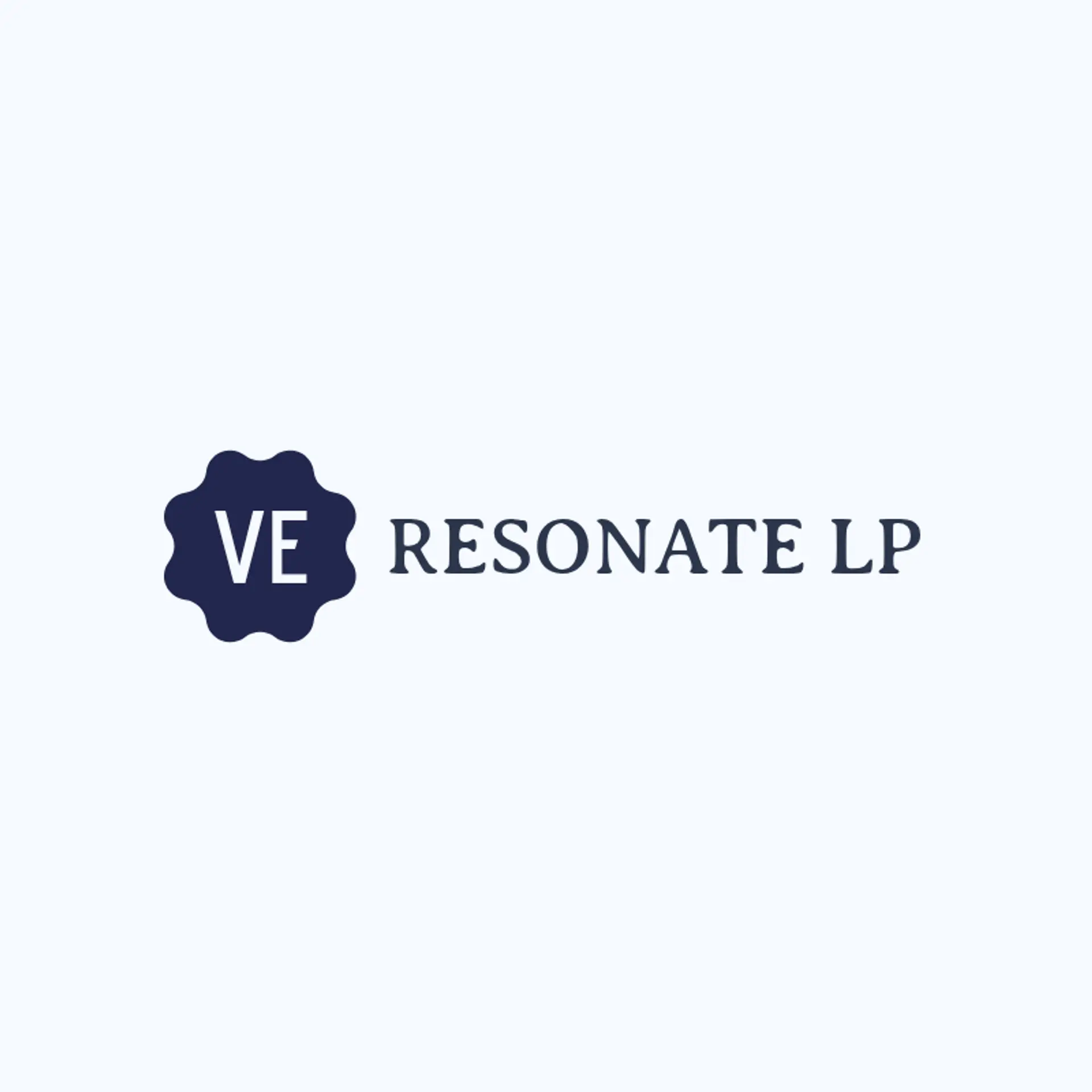 Resonate LP logo for music label