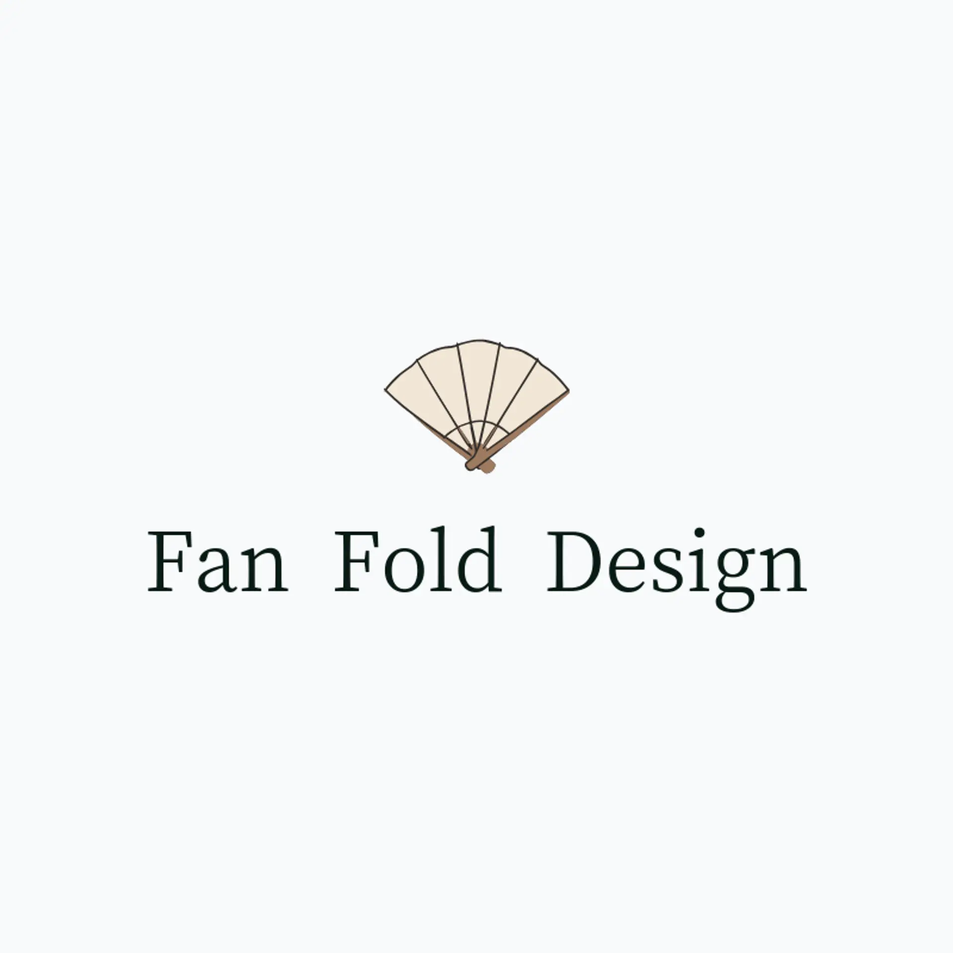 Fan Fold Design logo for japan