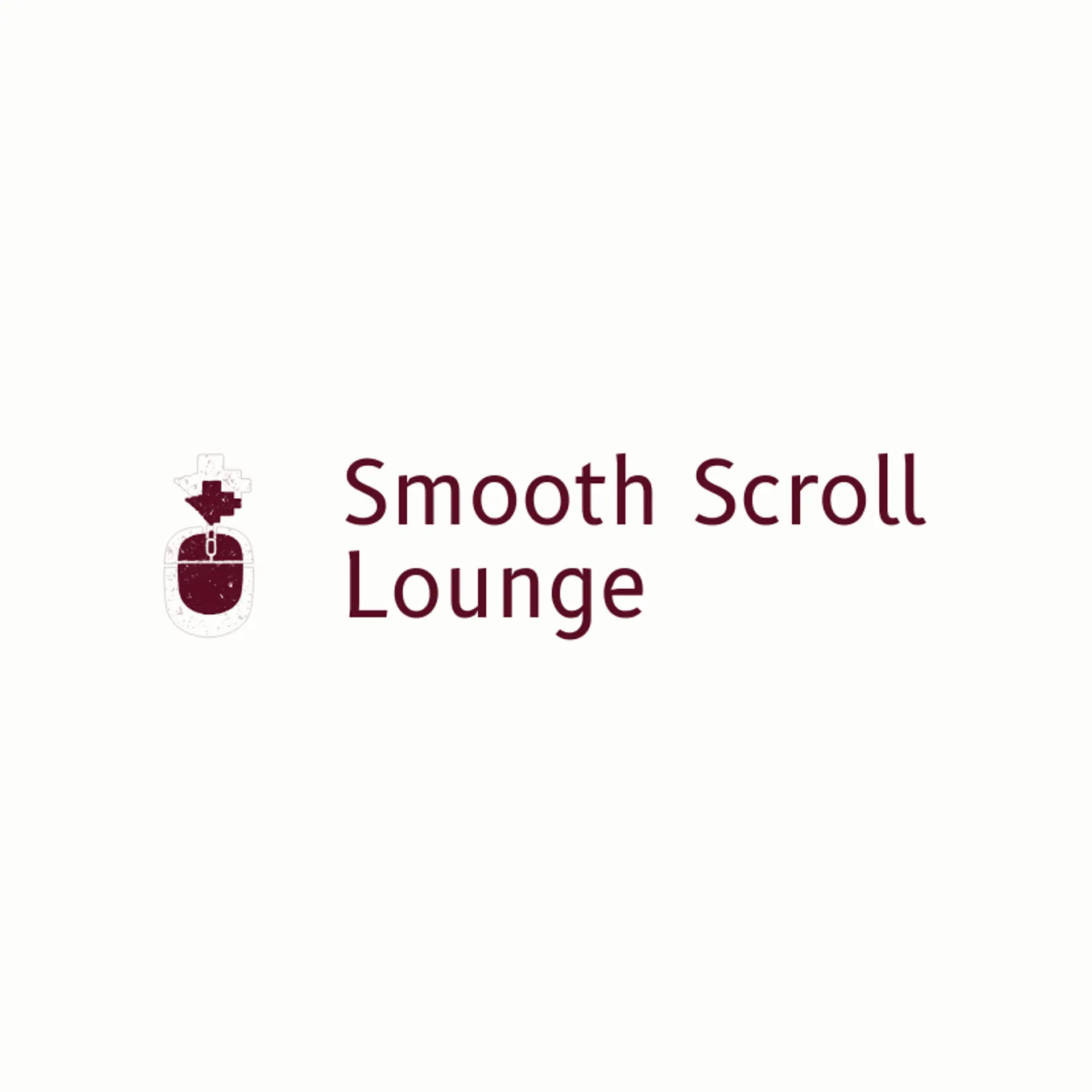 Smooth Scroll Lounge logo for cyber cafe